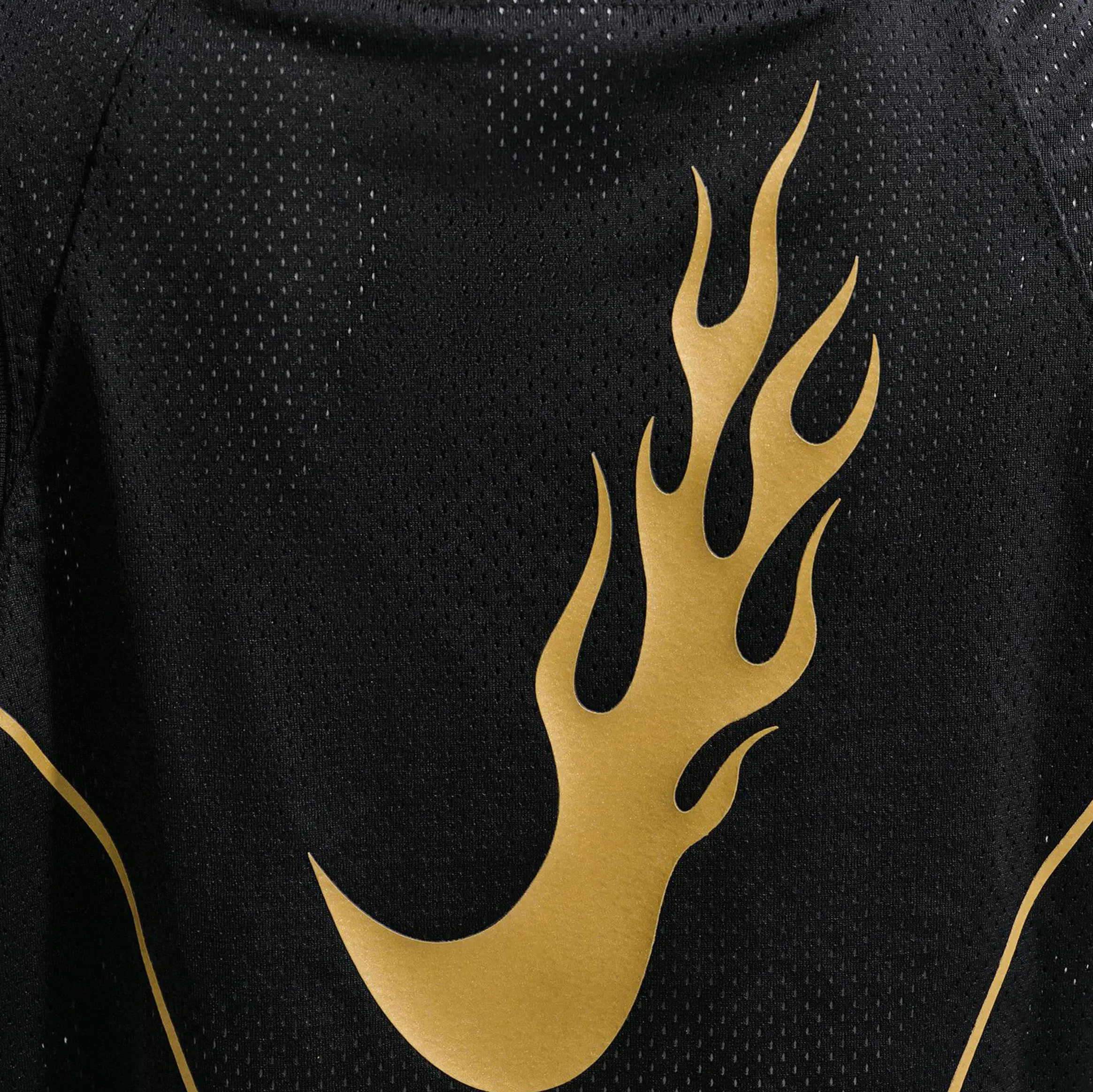Nike Sportwear Cropped Womens Jersey (Black/Buff Gold)
