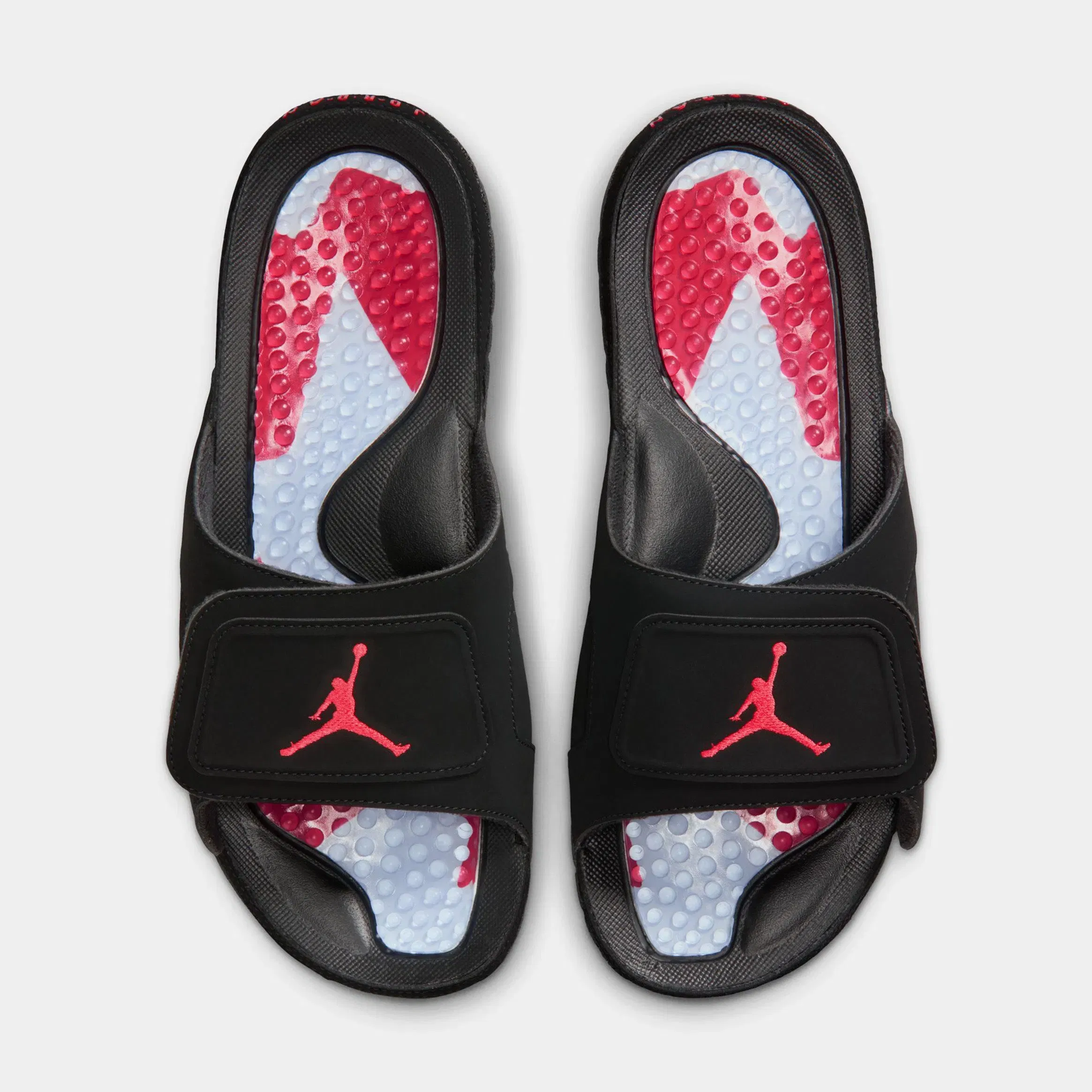 Air Jordan Hydro VI Retro Slide Mens Sandals (Black/Infrared 23)