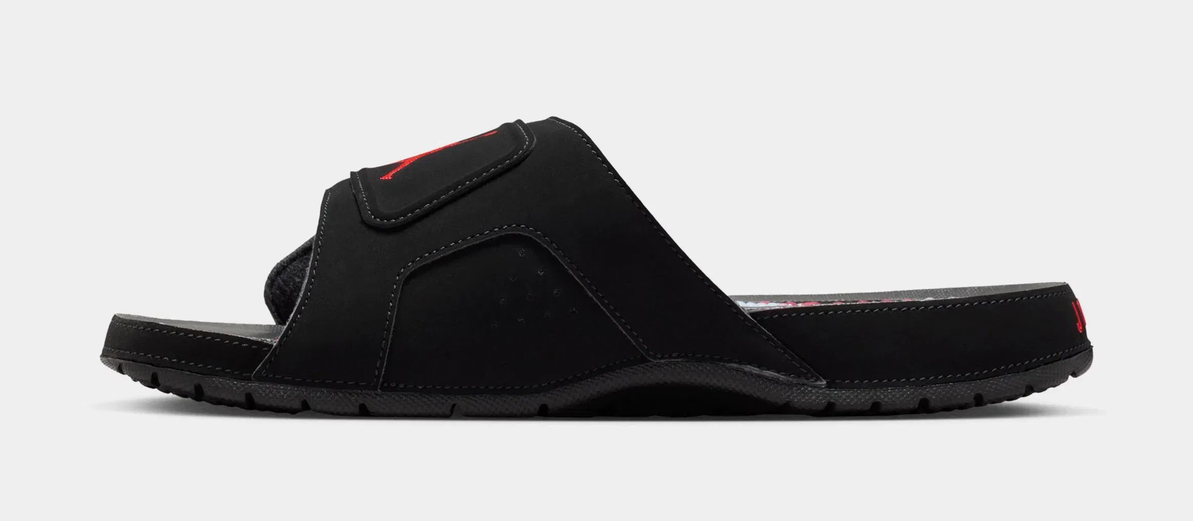 Air Jordan Hydro VI Retro Slide Mens Sandals (Black/Infrared 23)