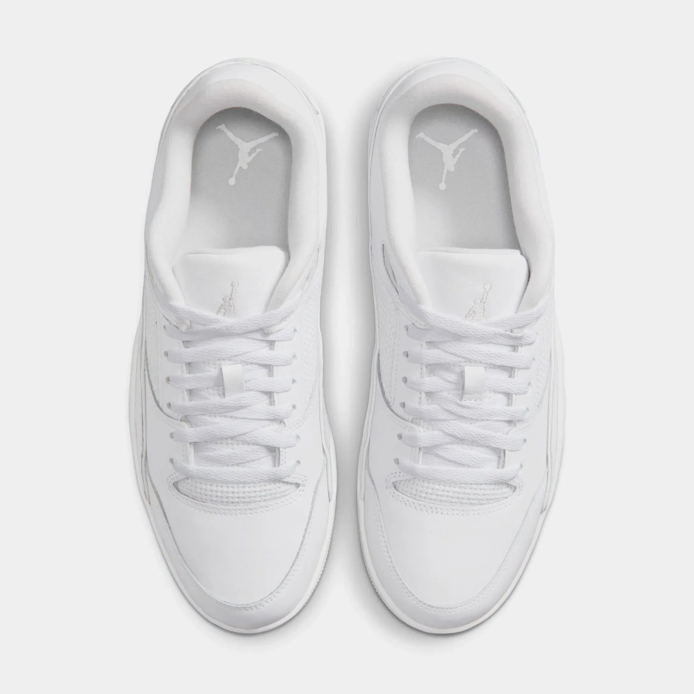 Air Jordan Flight Court Mens Basketball Shoes (White/Vast Grey)