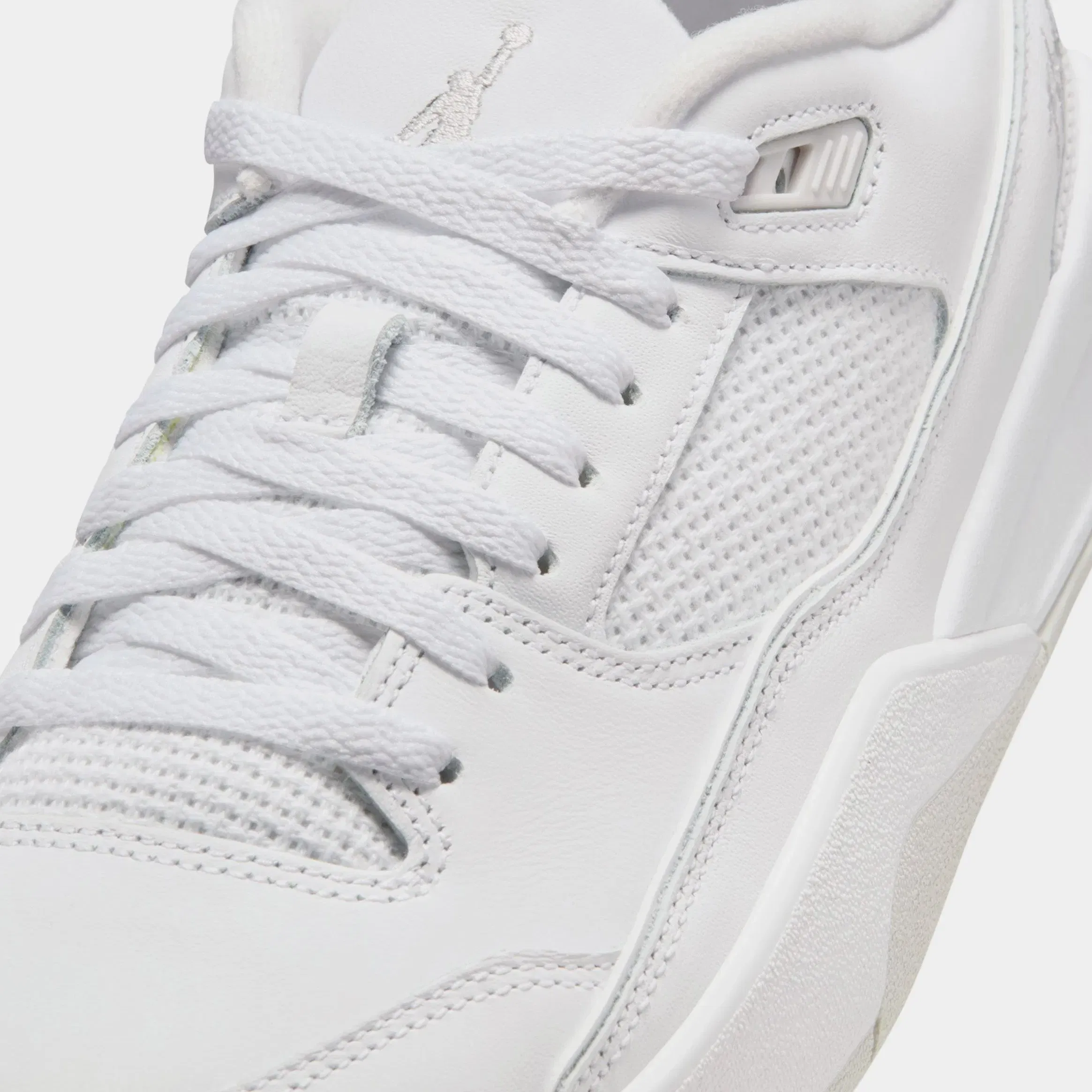 Air Jordan Flight Court Mens Basketball Shoes (White/Vast Grey)