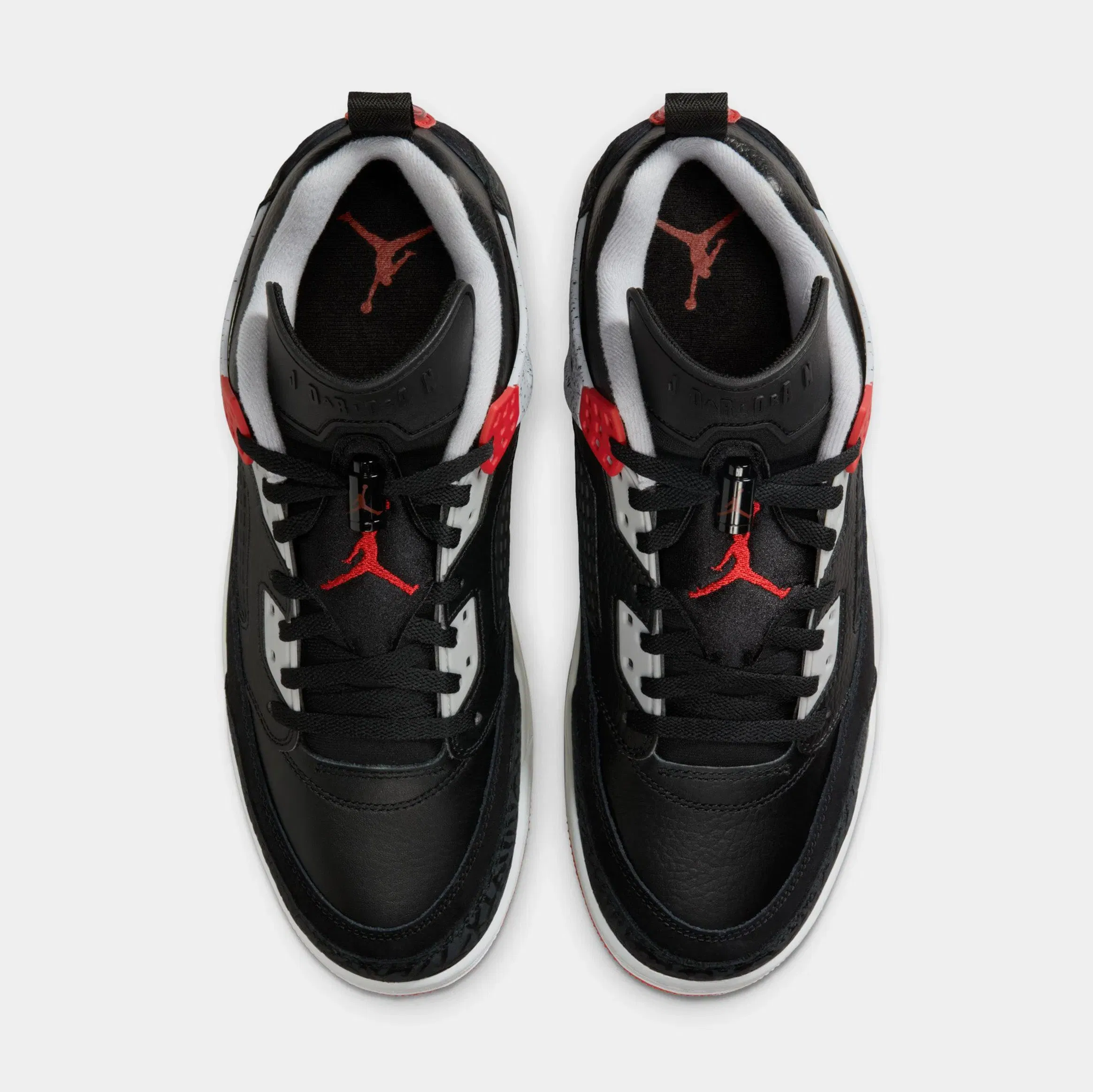 Air Jordan Spizike Low Mens Basketball Shoes (Black/Gym Red/Wolf Grey/White)