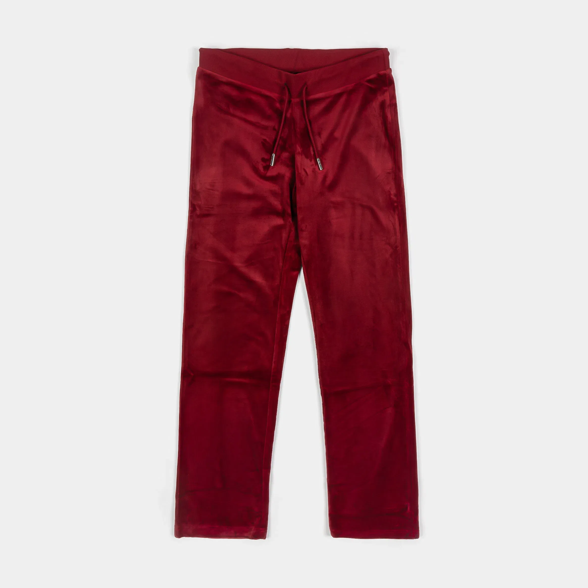 Juicy Couture OG Big Bling Velour Track Womens Pants (Red Dahlia)
