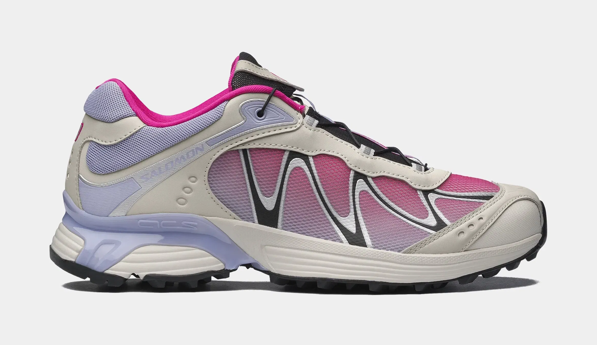 Salomon XT-Whisper Mens Running Shoes (Rainy Day/Cosmic Sky/Pink Yarrow)