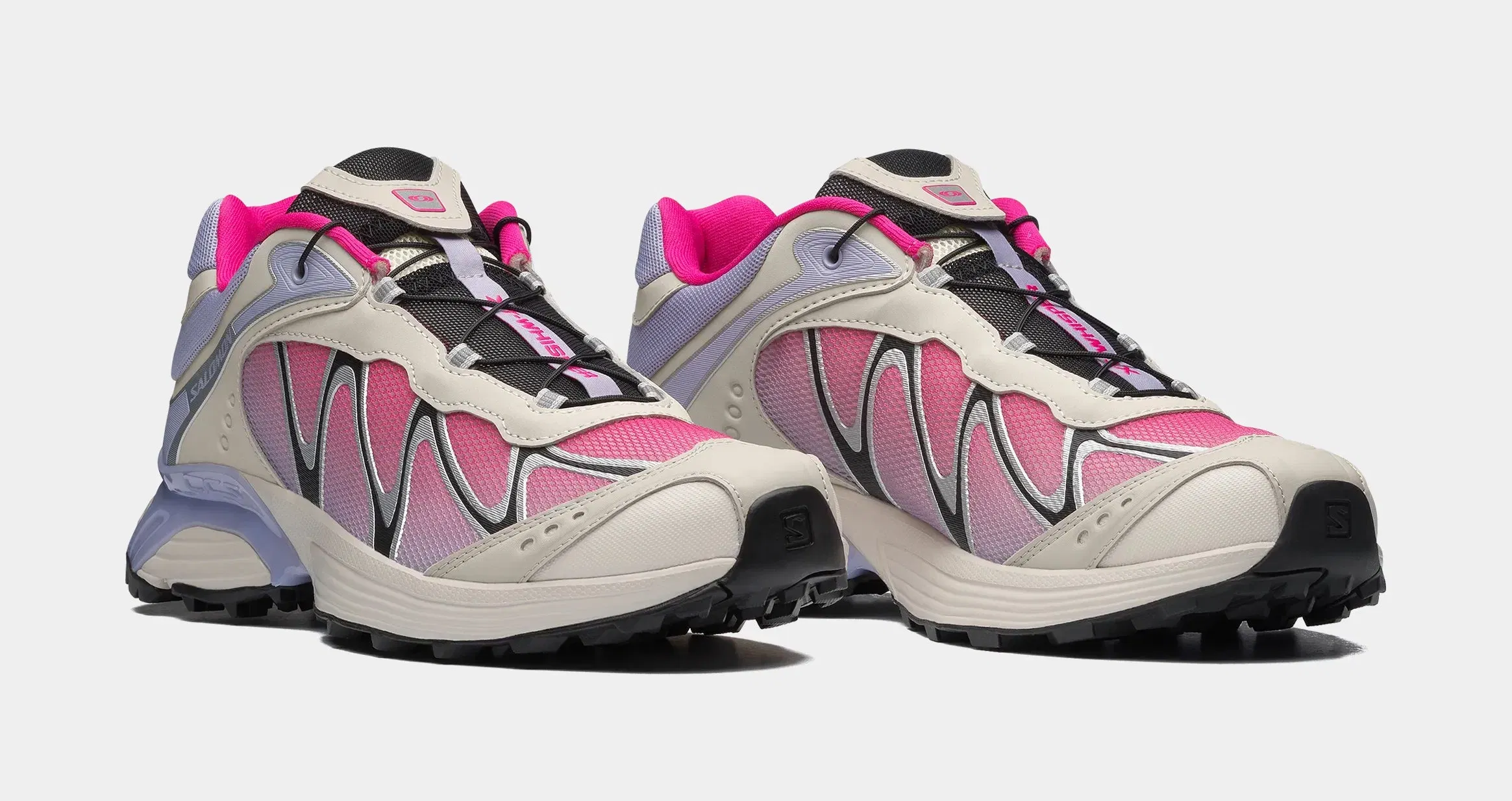 Salomon XT-Whisper Mens Running Shoes (Rainy Day/Cosmic Sky/Pink Yarrow)
