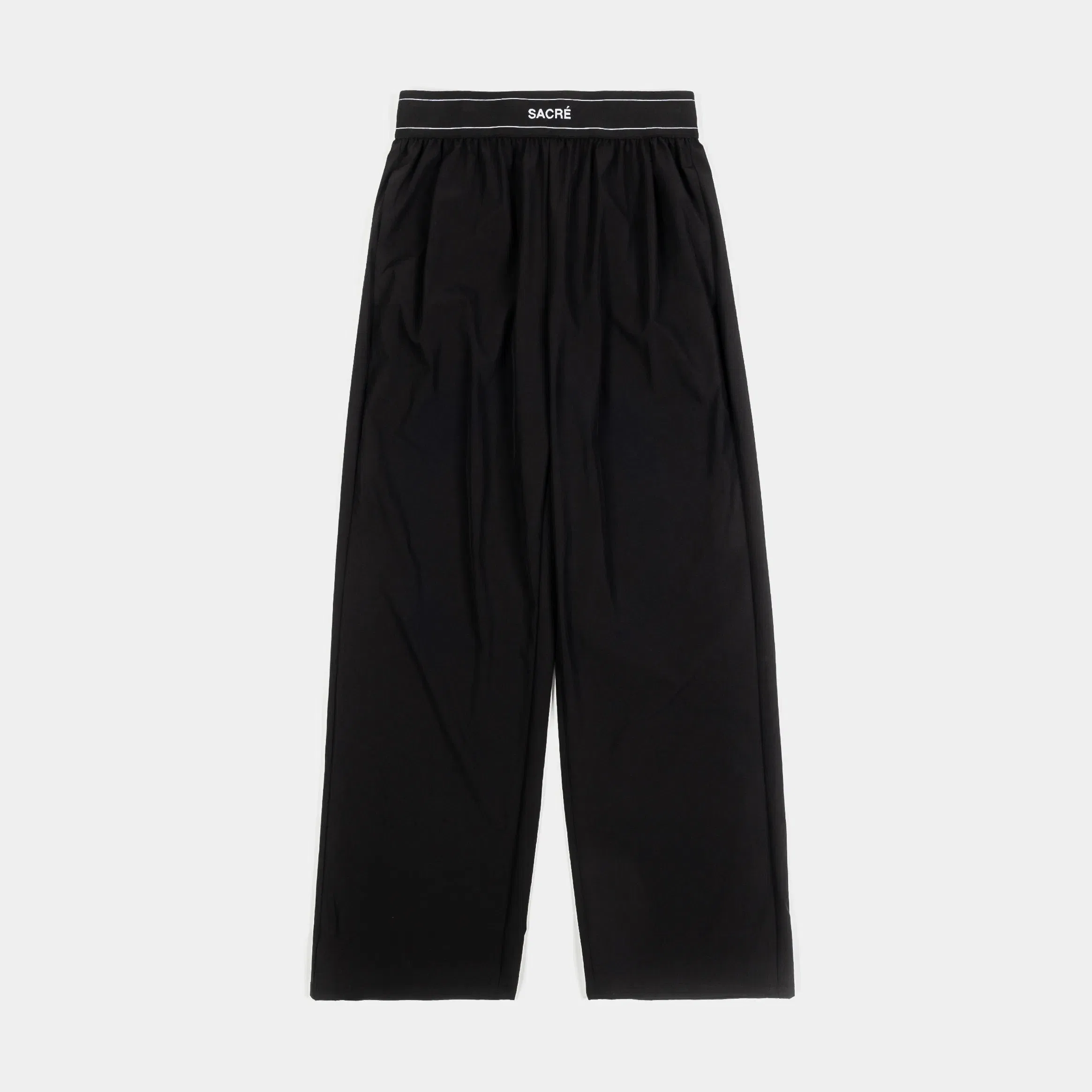 SACRE Everyday Sleek Fit Track Womens Pants (Black)