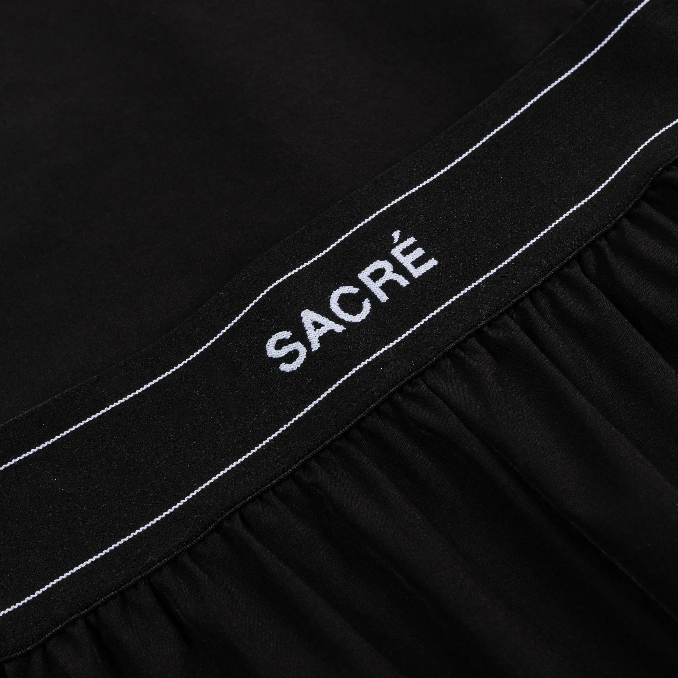 SACRE Everyday Sleek Fit Track Womens Pants (Black)