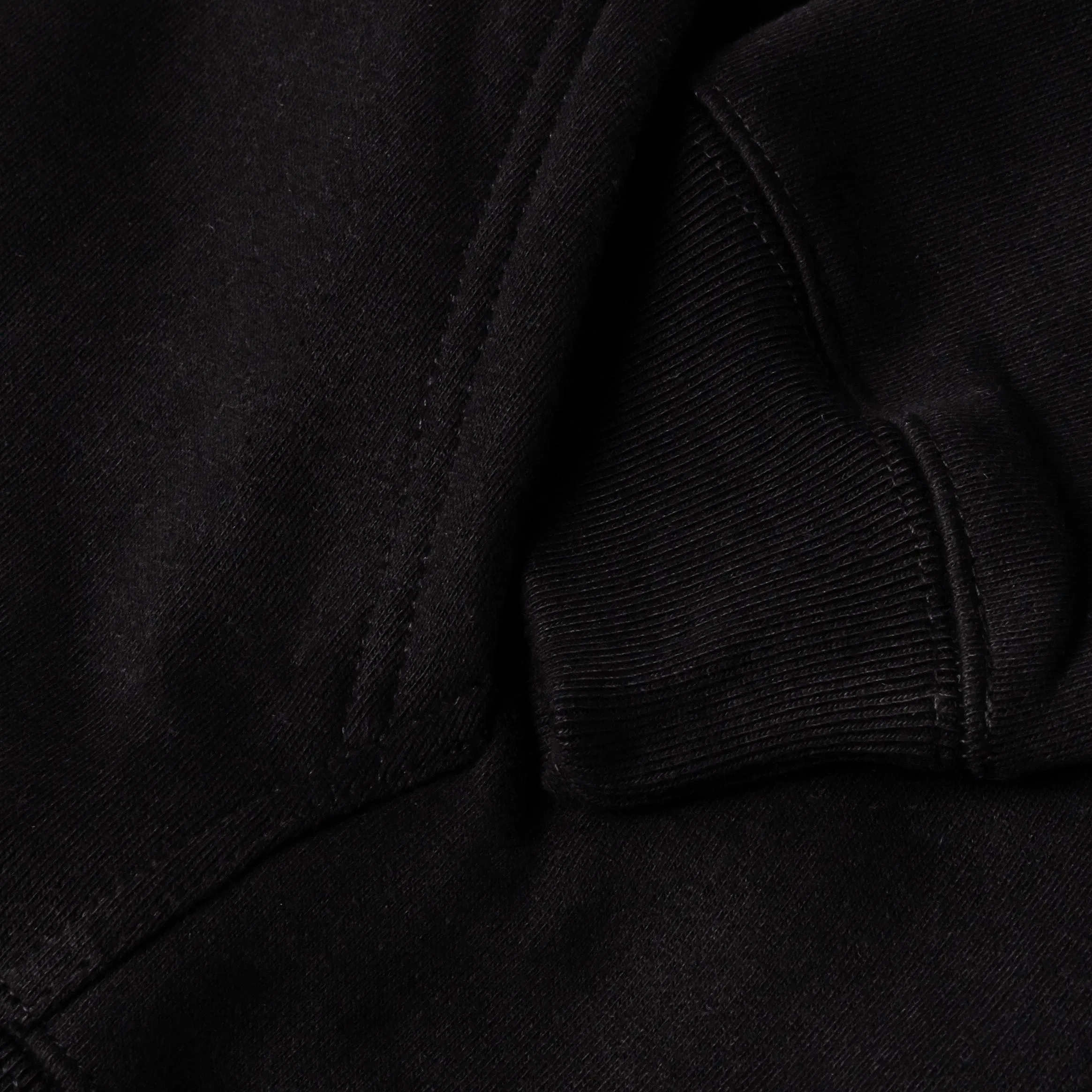 SACRE Soft Fleece Pullover Womens Hoodie (Black)