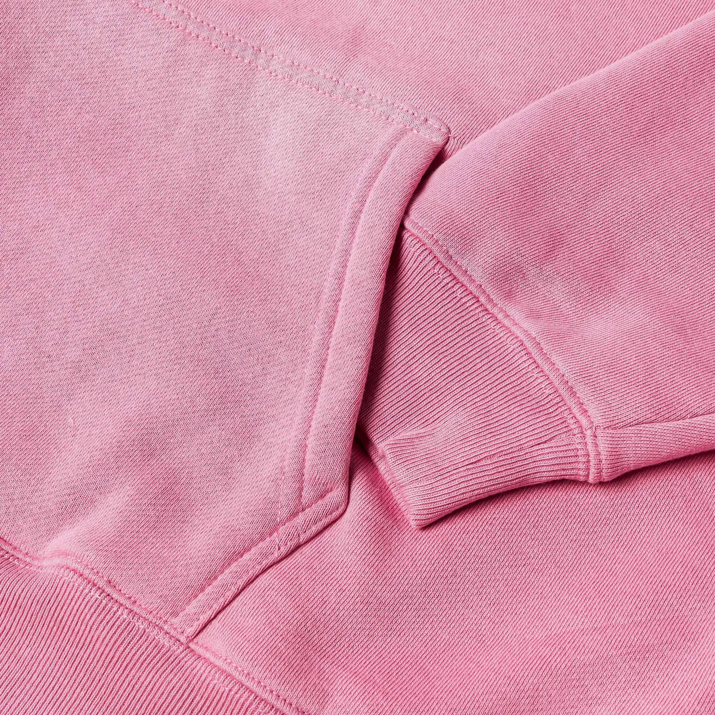 SACRE Soft Fleece Pullover Womens Hoodie (Pink)