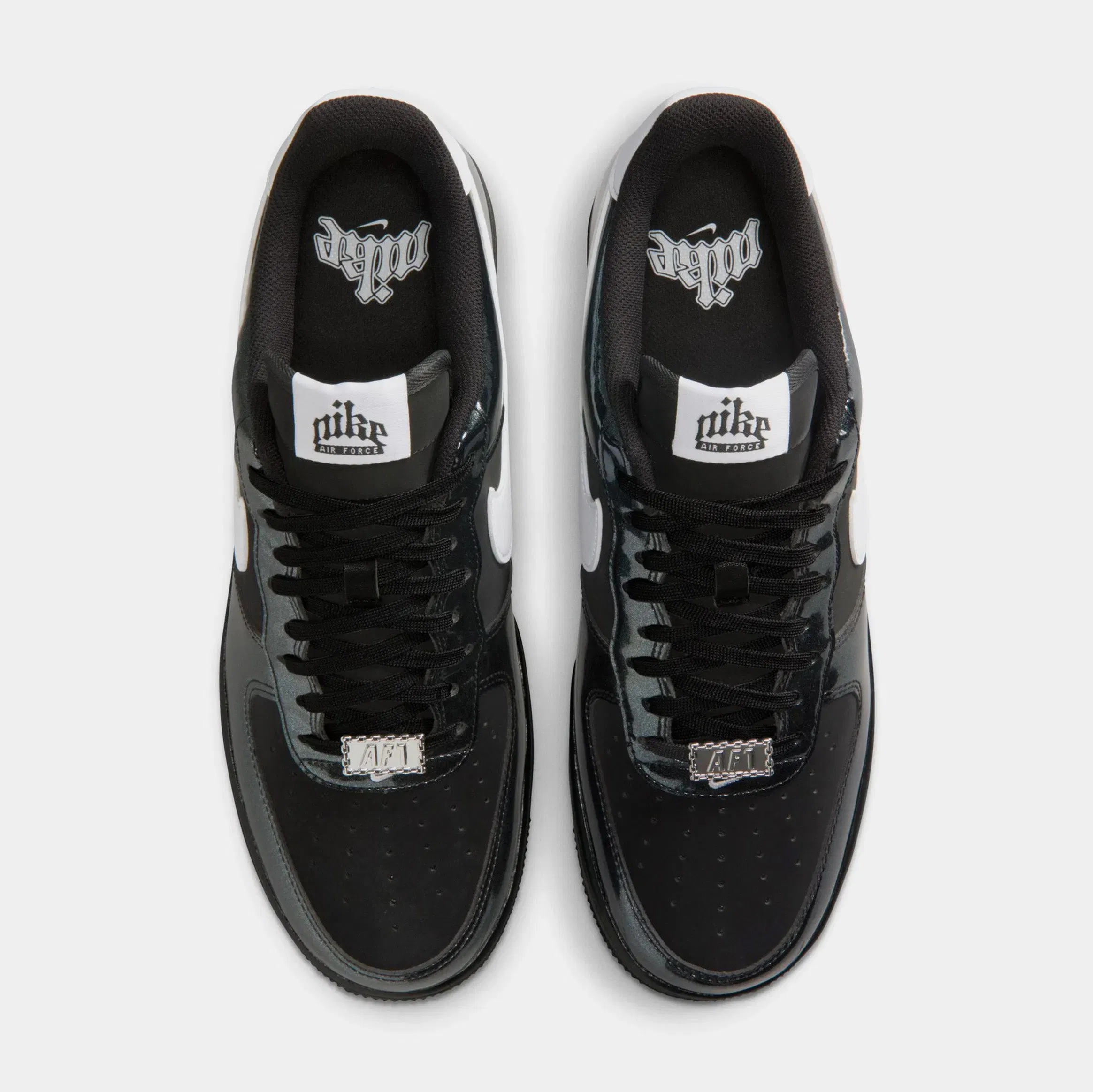 Nike Air Force 1 Low '07 LV8 Glam Rock Mens Lifestyle Shoes (Black/White)