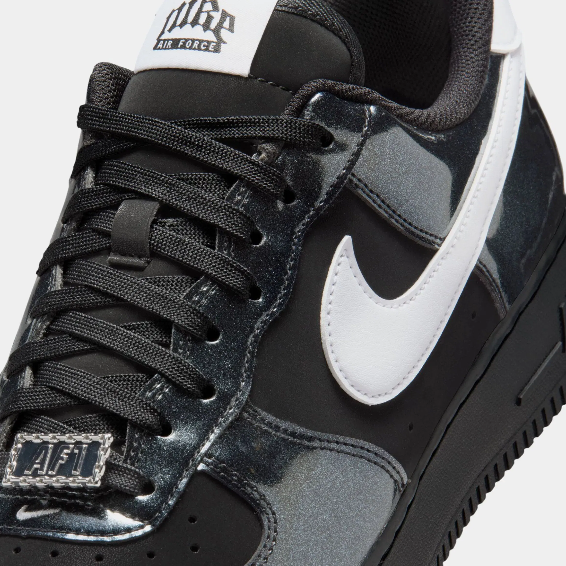 Nike Air Force 1 Low '07 LV8 Glam Rock Mens Lifestyle Shoes (Black/White)