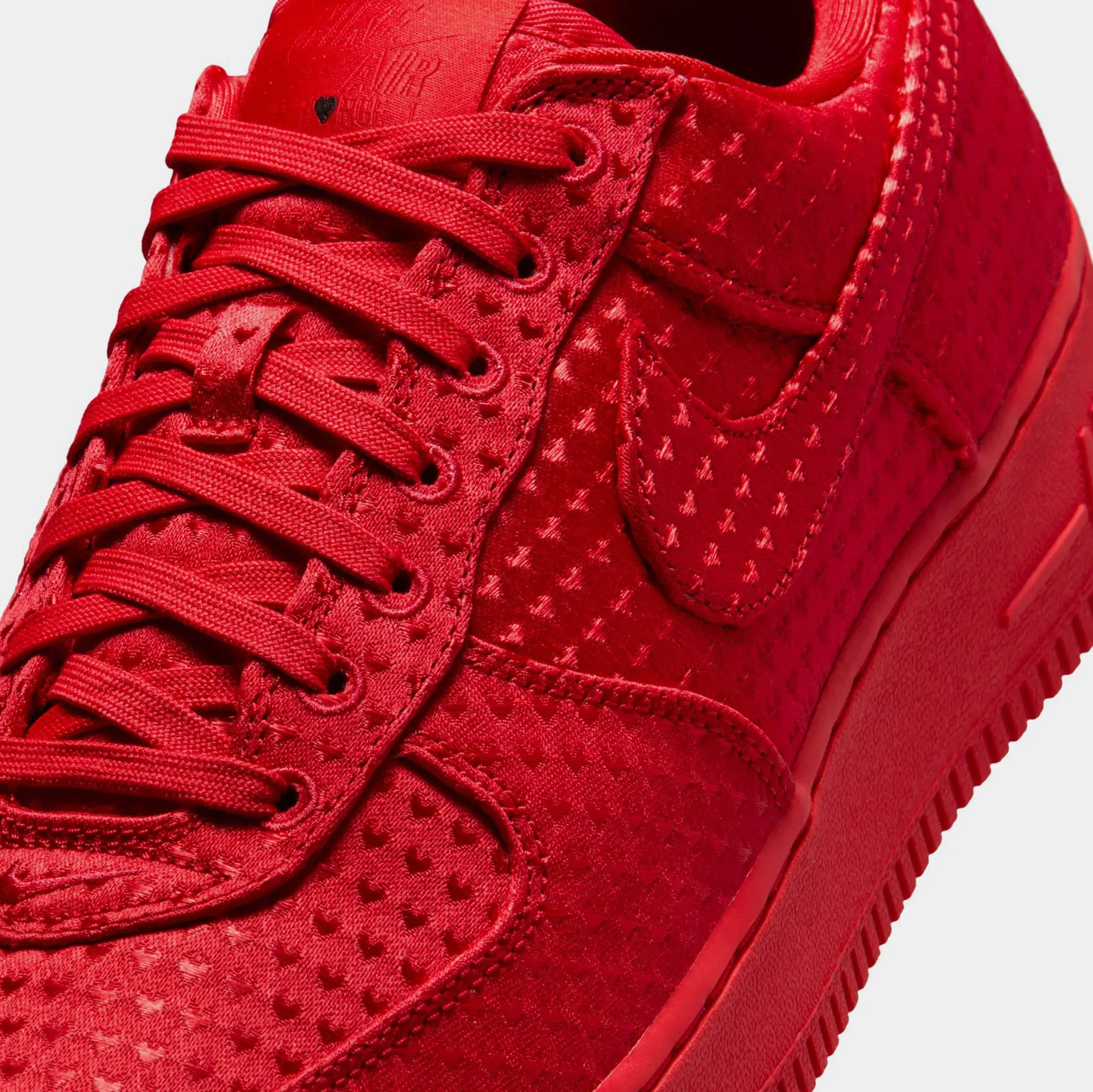 Nike Air Force 1 Low Valentines Day Mens Lifestyle Shoes (University Red/University Red/Black)