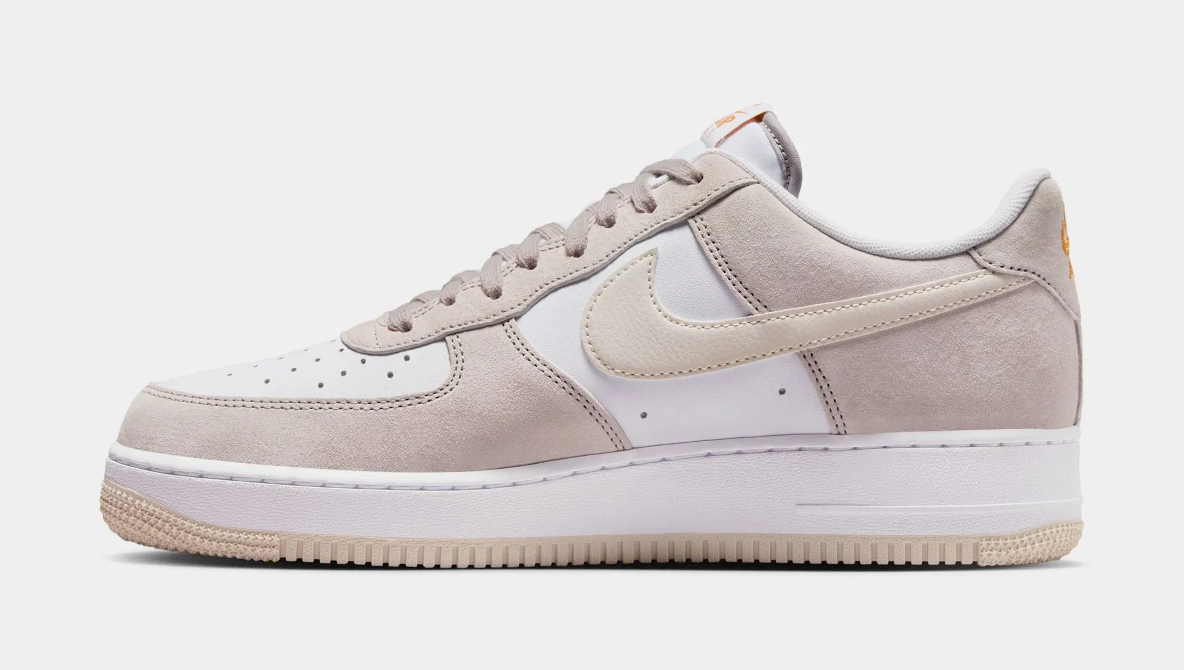 Nike Air Force 1'07 Mens Lifestyle Shoes (College Grey/Light Orewood Brown/White)