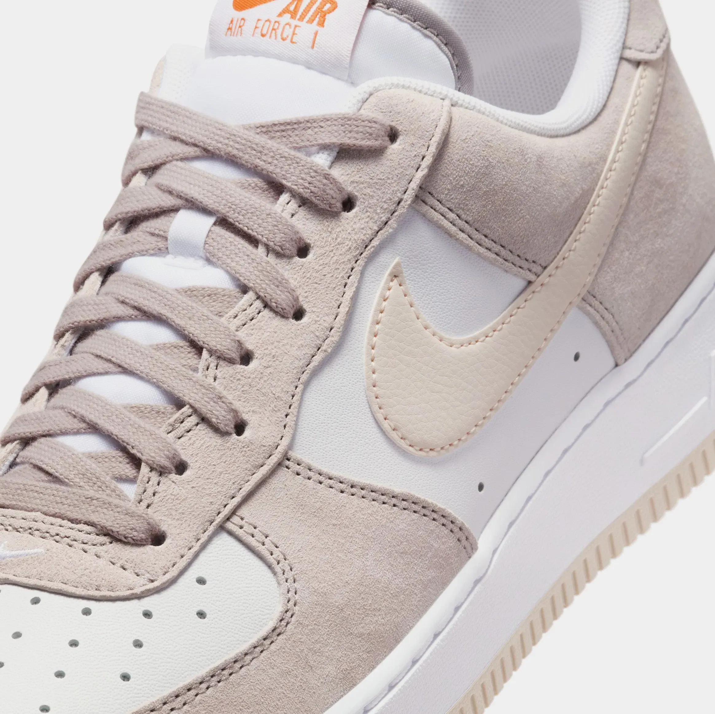 Nike Air Force 1'07 Mens Lifestyle Shoes (College Grey/Light Orewood Brown/White)