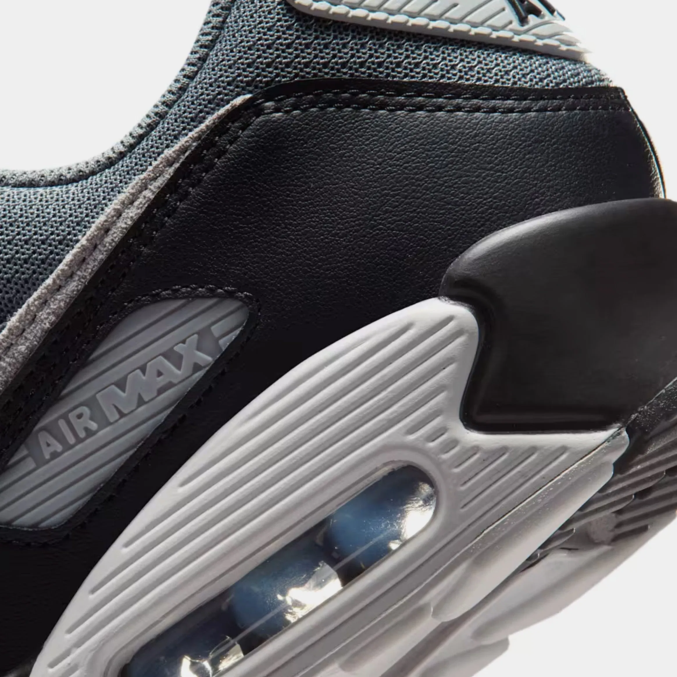 Nike Air Max 90 Mens Running Shoes (Smoke Grey/Black/Dark Smoke Grey/Photon Dust)