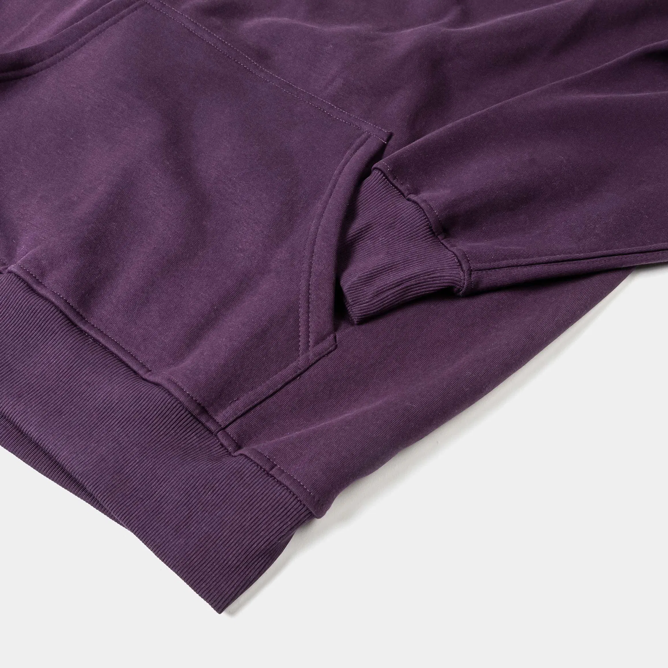 MAISON ARTICLE Pullover Fleece Mens Hoodie (Purple)