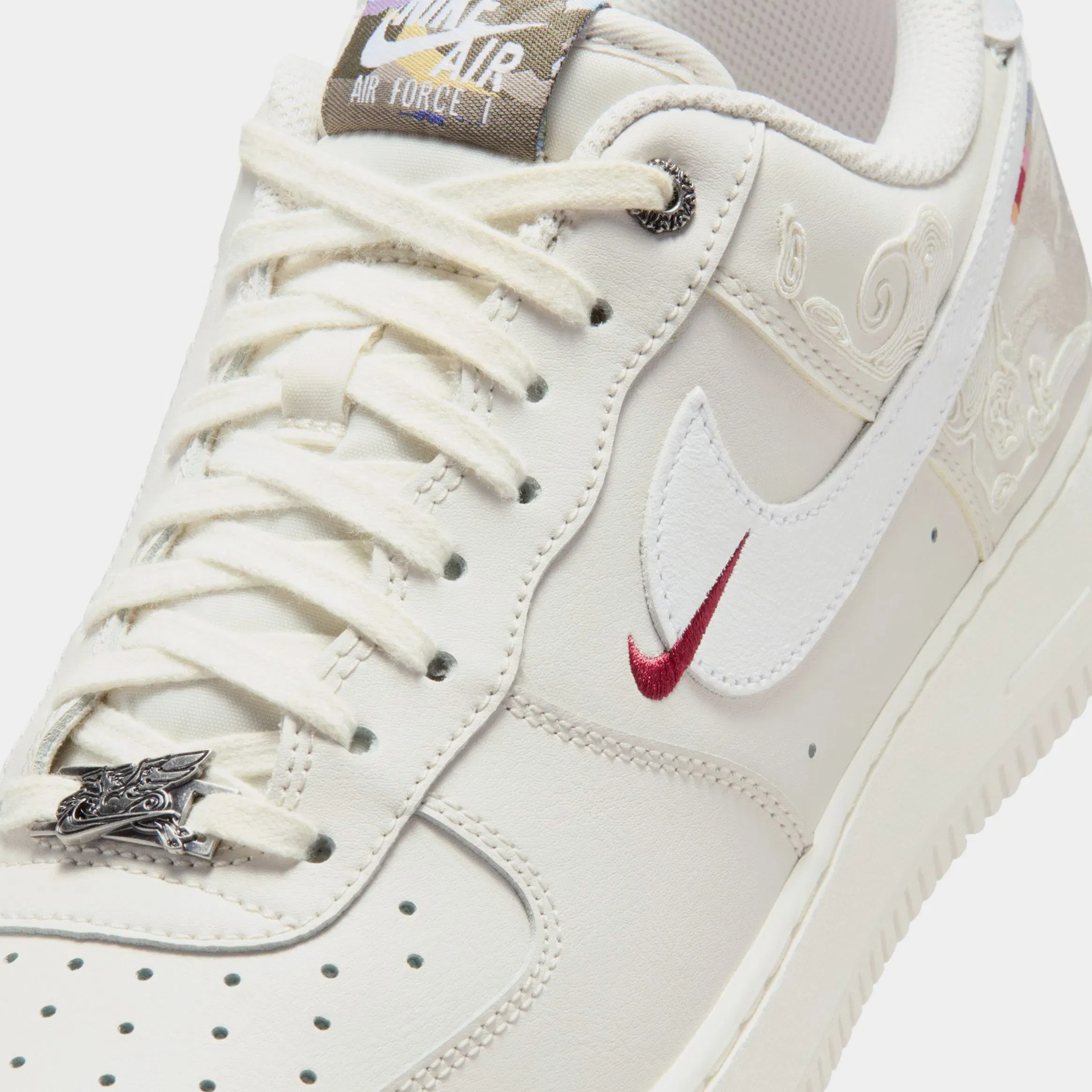 Nike Air Force 1'07 Low Lunar New Year Mens Lifestyle Shoes (Phantom/Sail/White)