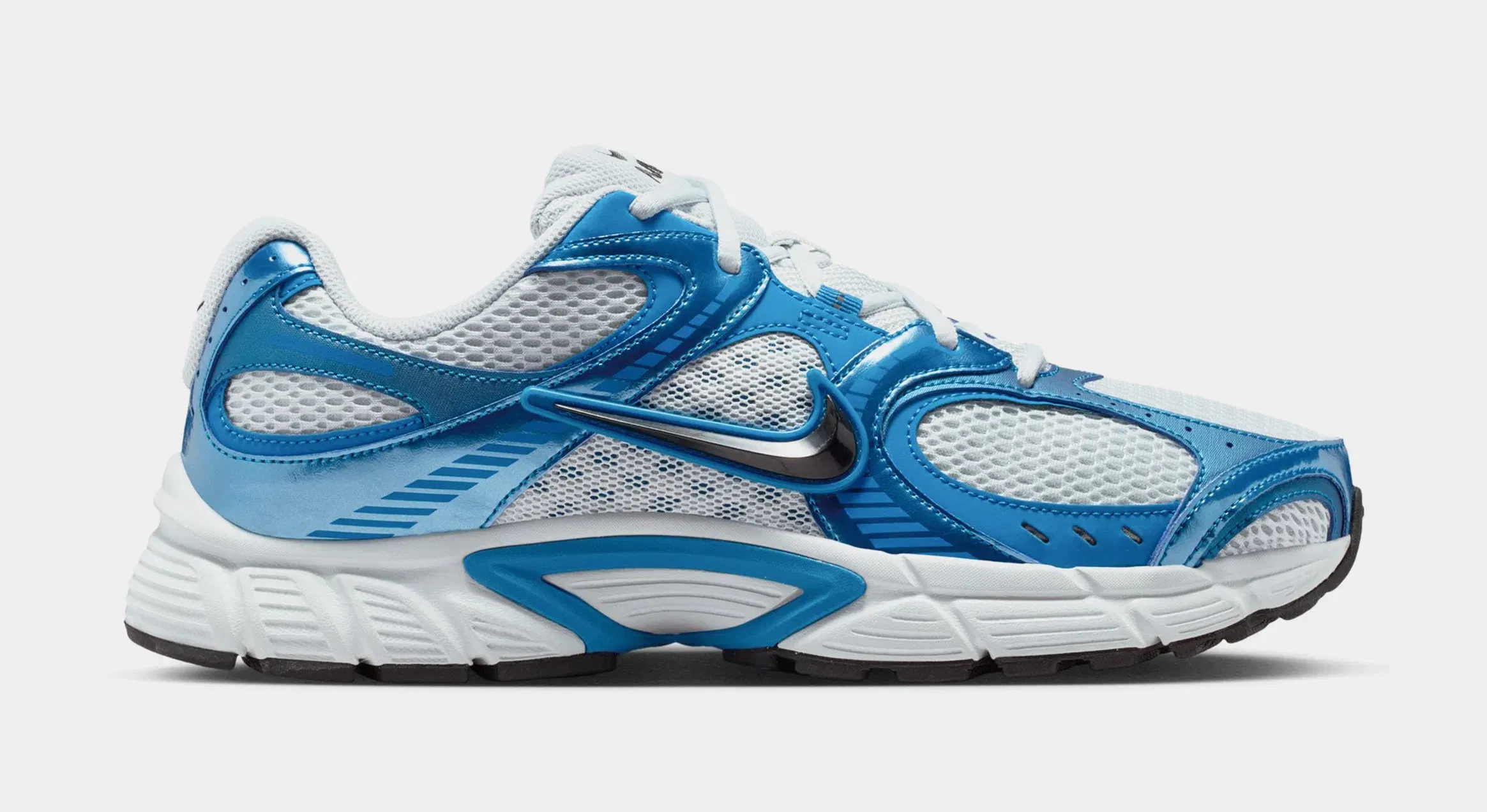 Nike V5 RNR Mens Running Shoes (Pure Platinum/Black/Brilliant Blue)
