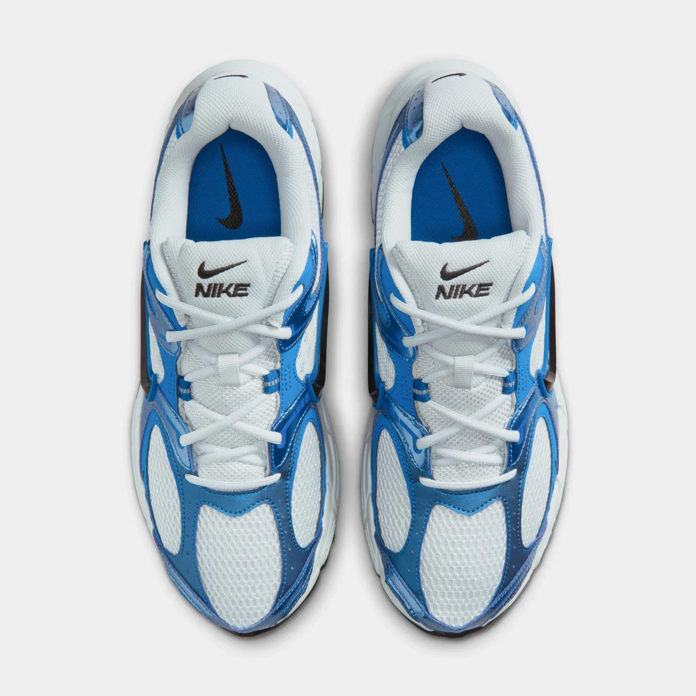 Nike V5 RNR Mens Running Shoes (Pure Platinum/Black/Brilliant Blue)