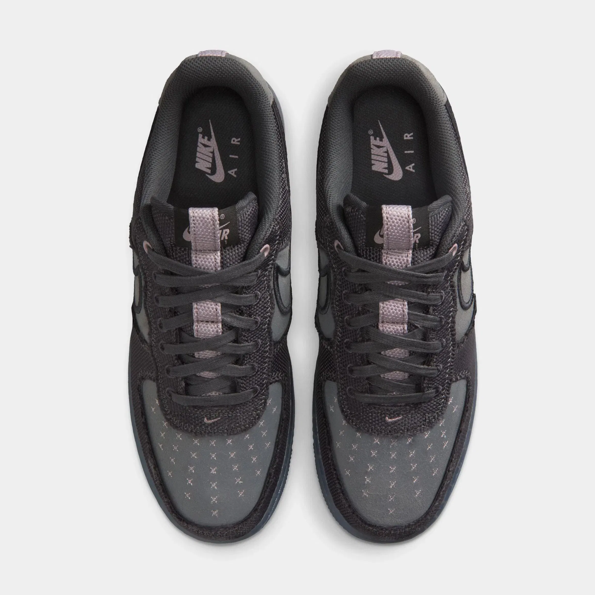 Nike Air Force 1 '07 Mens Lifestyle Shoes (Anthracite/Black/iron Grey/Light Violet Ore)