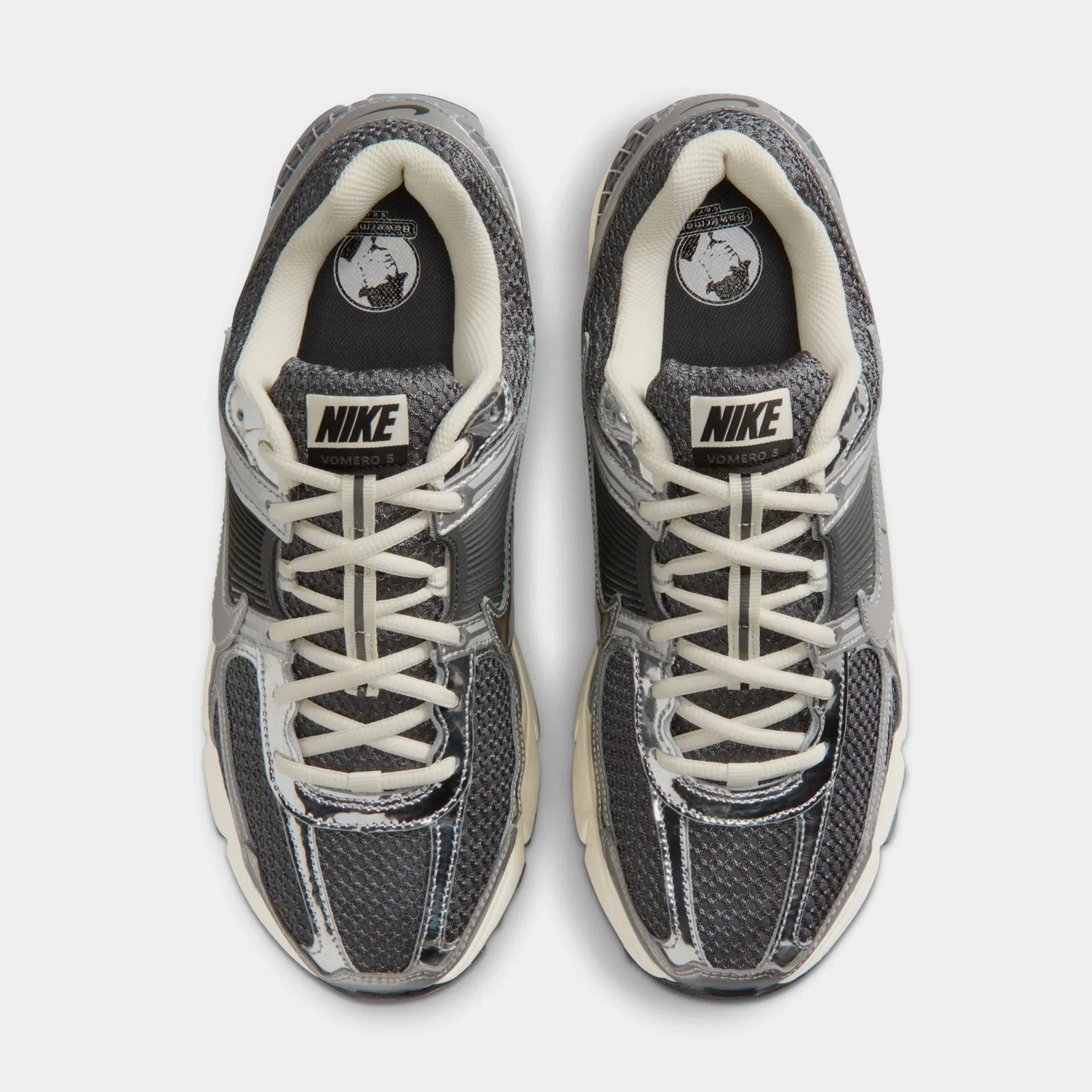 Nike Zoom Vomero 5 Mens Running Shoes (Iron Grey/Chrome/Metallic Silver)