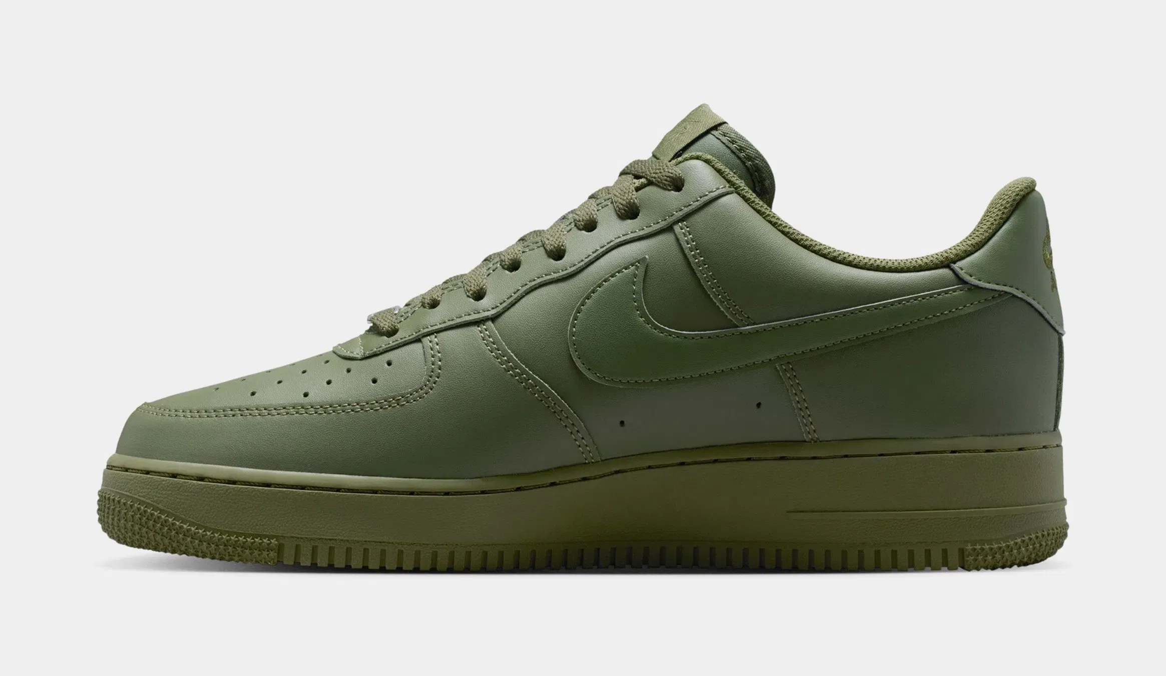 Nike Air Force 1 '07 Army Olive Mens Lifestyle Shoes (Army Olive/Army Olive/Black)