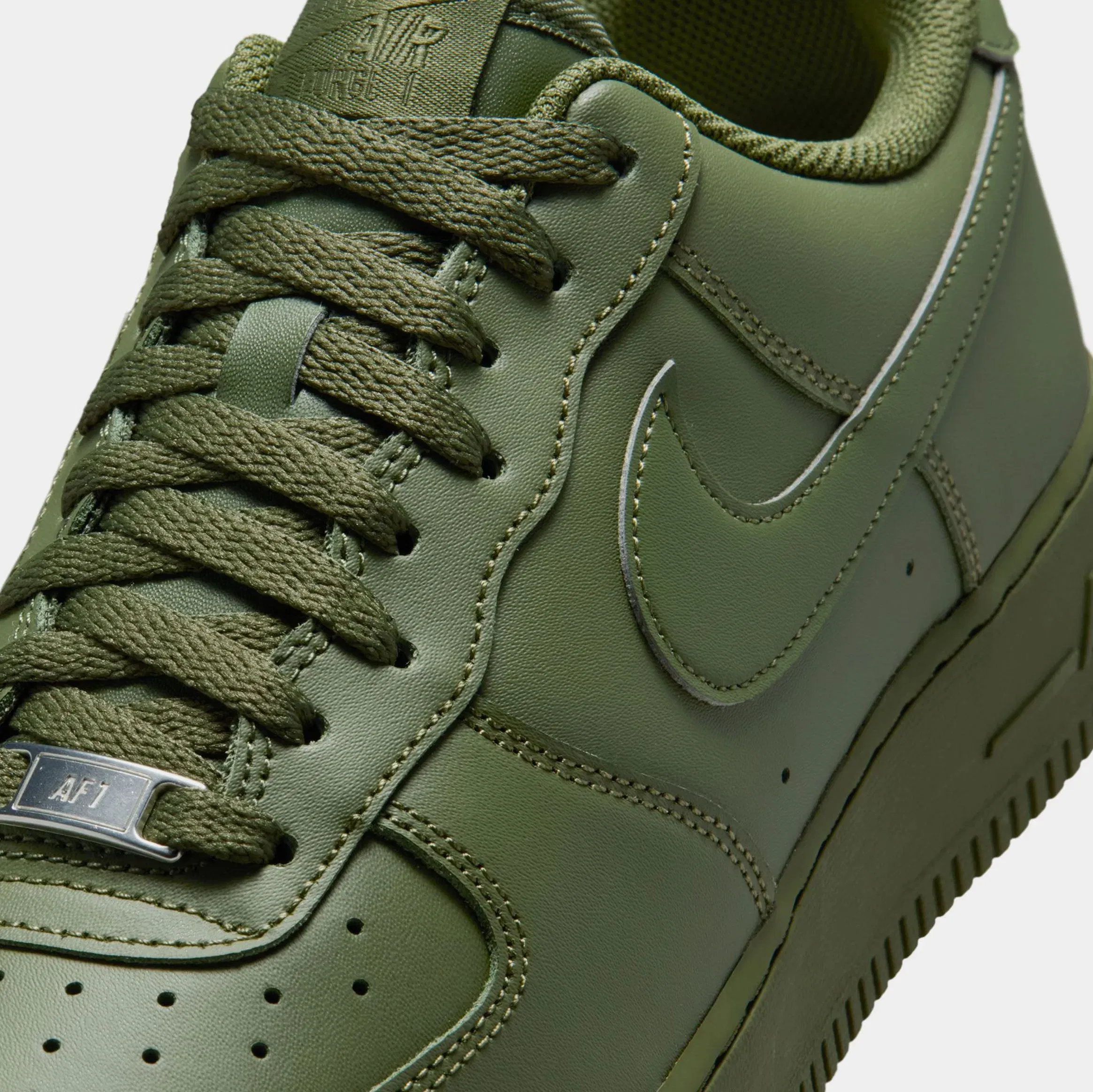 Nike Air Force 1 '07 Army Olive Mens Lifestyle Shoes (Army Olive/Army Olive/Black)