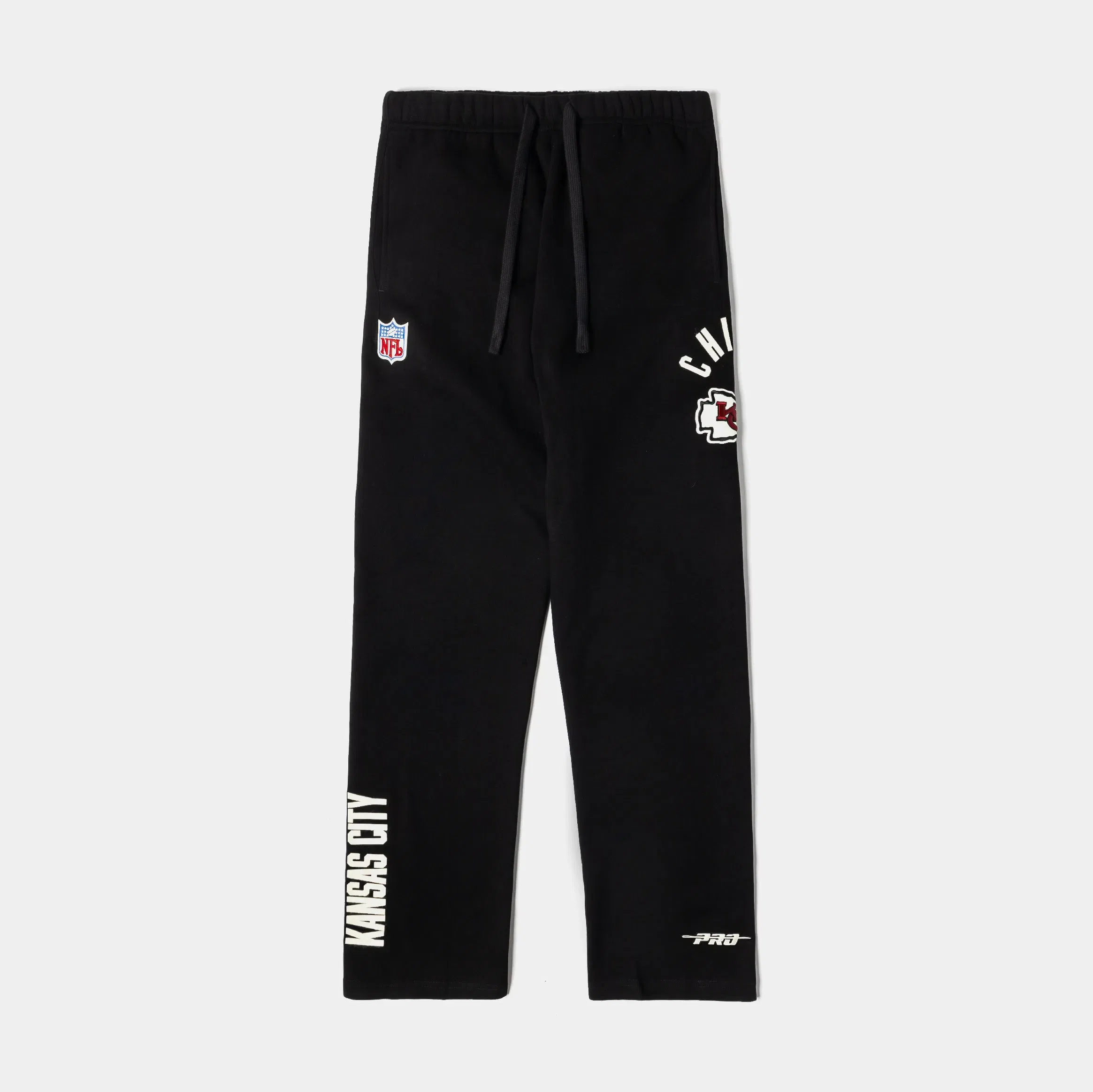 PRO STANDARD Kansas City Chiefs Original Fleece Mens Sweatpants (Black/White)