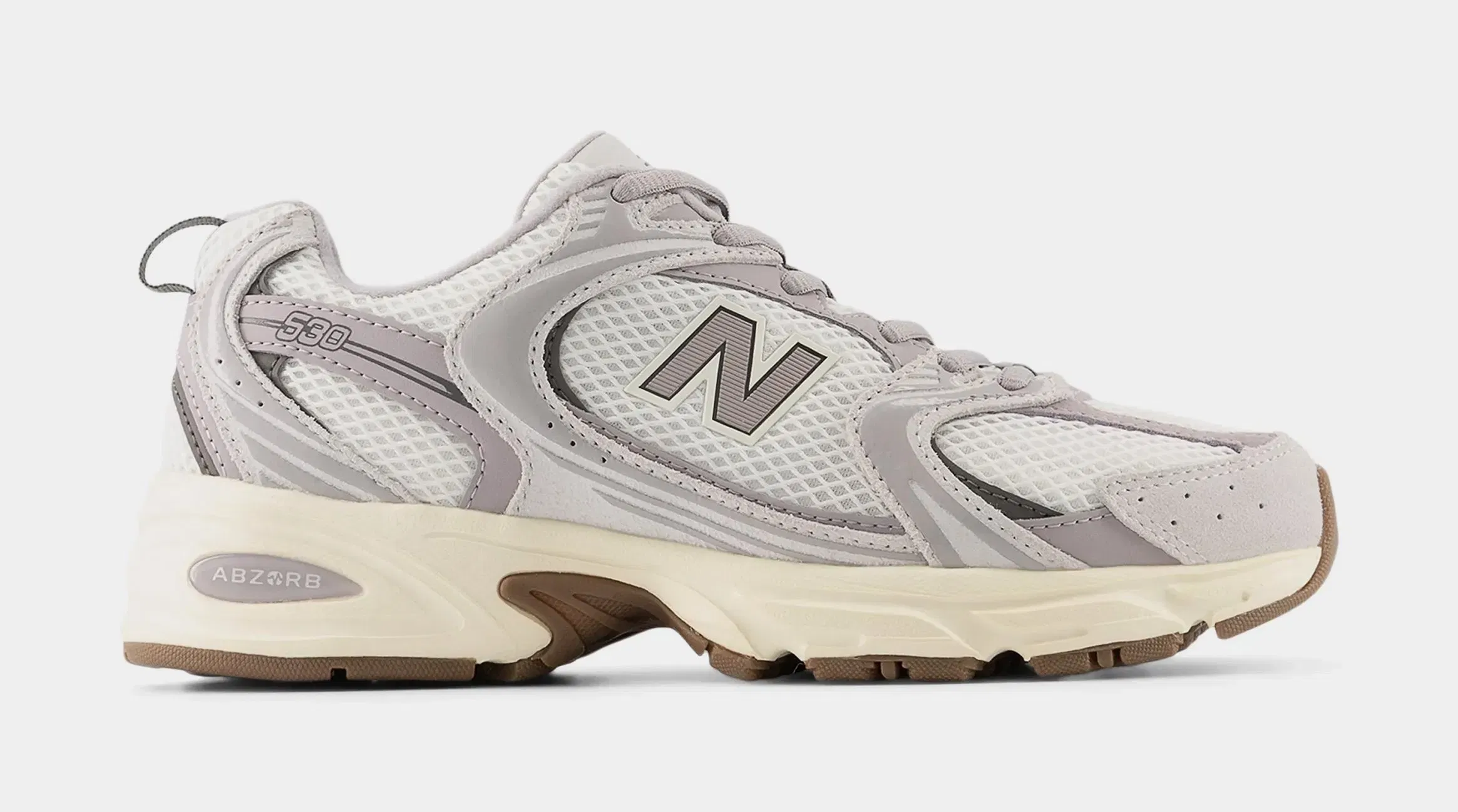 NEWBALANCE 530 Mens Running Shoes (Grey Matter/Mauve)