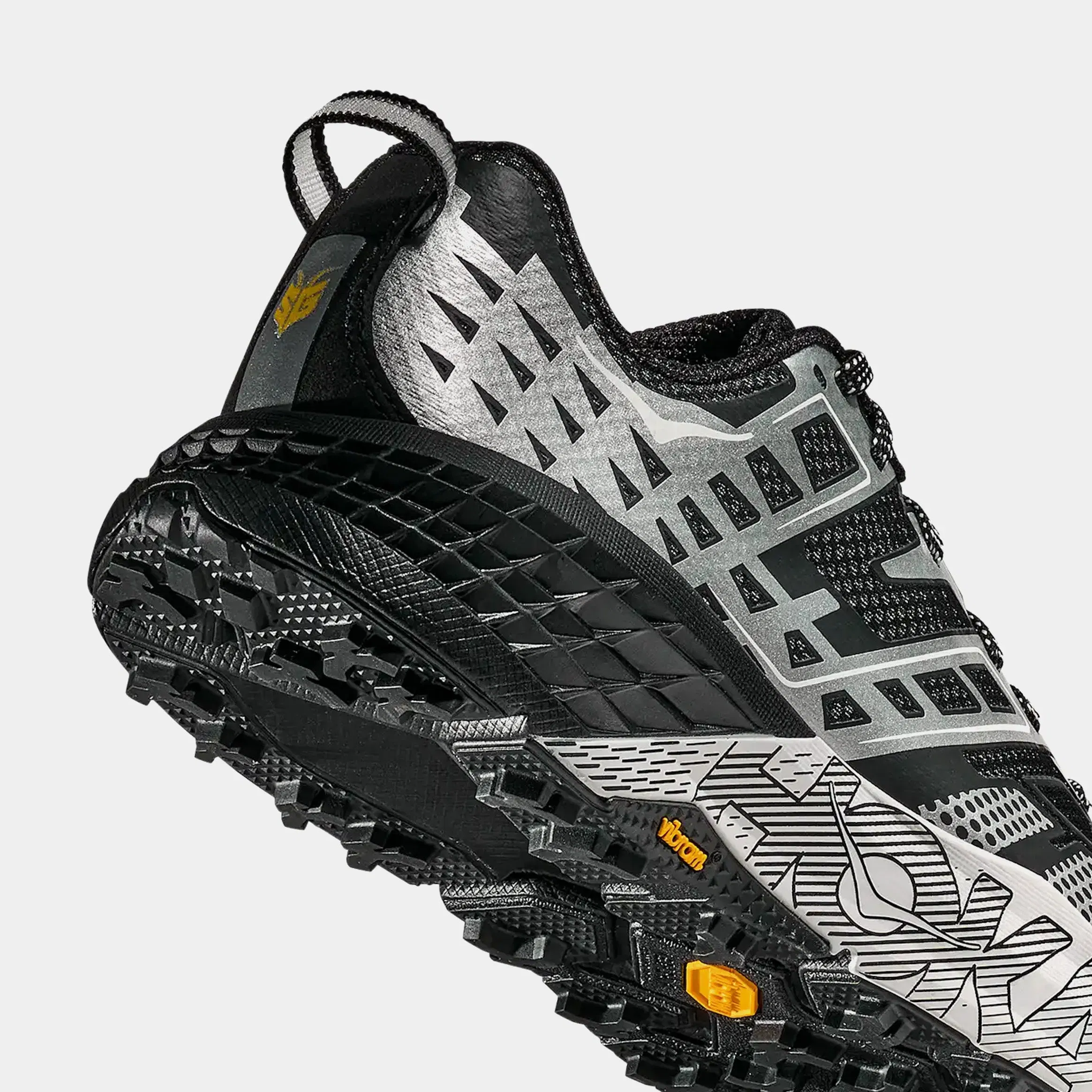Hoka Speedgoat 2 TS Mens Running Shoes (Black/Stardust)