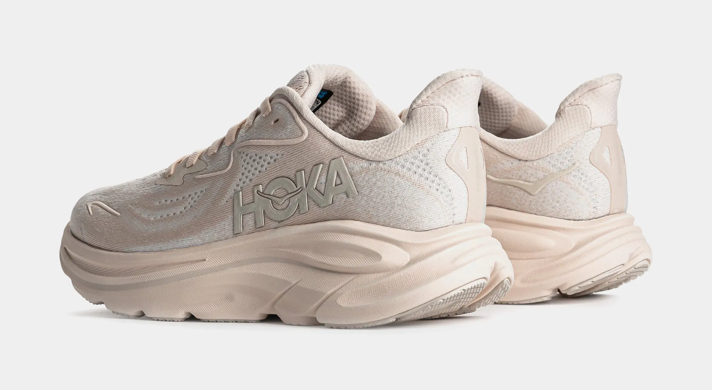 Hoka Clifton 10 Womens Running Shoes (Beige)