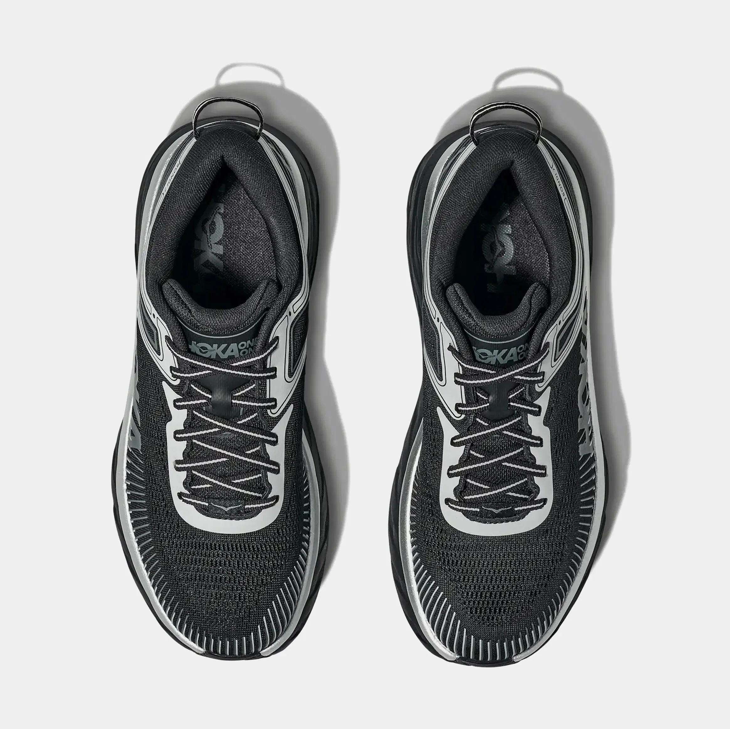 Hoka Bondi 7 Mens Running Shoes (Black/Stardust)