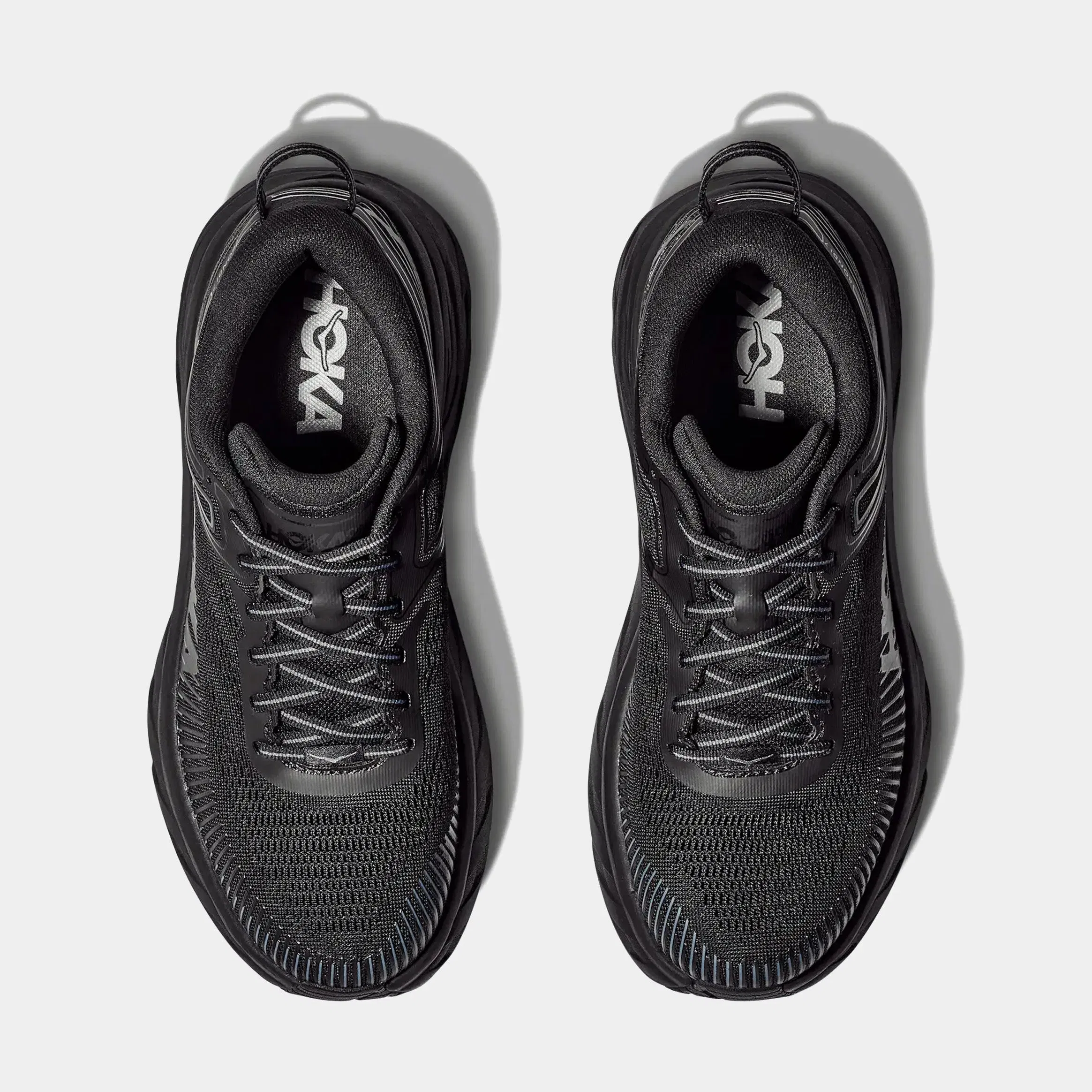 Hoka Bondi 7 Mens Running Shoes (Black/Black)