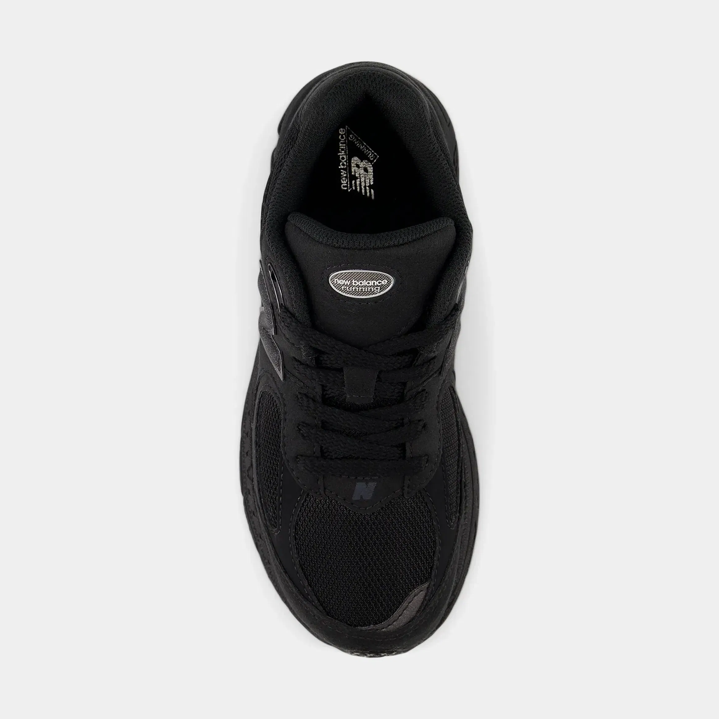 NEWBALANCE 2002R Grade School Running Shoes (Black/Black Metallic)
