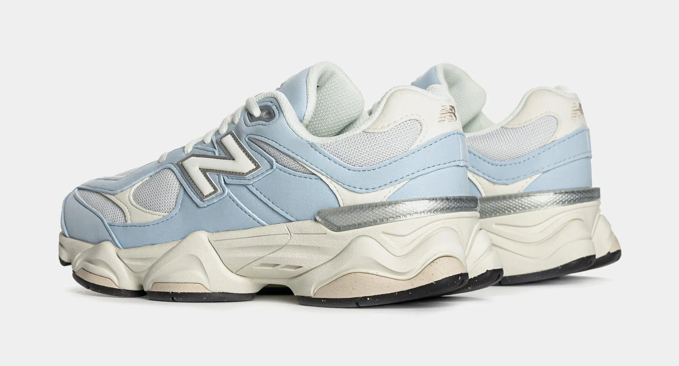 NEWBALANCE 9060 Grade School Running Shoes (Blue/White)