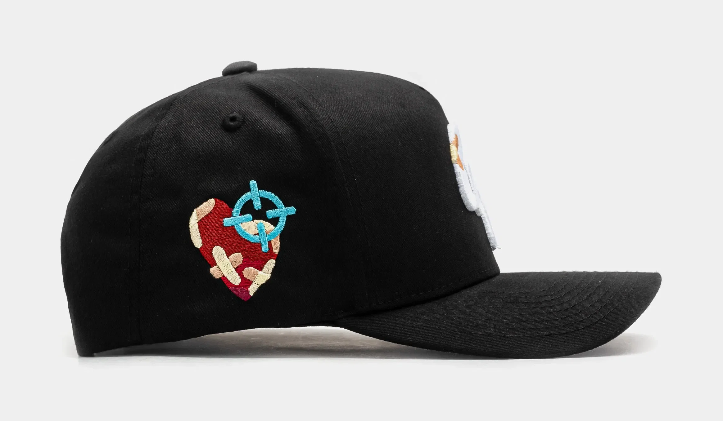 FIELD GRADE Kurve Studio x Field Grade LA Is Healing Twill Trucker Mens Hat (Black/White)