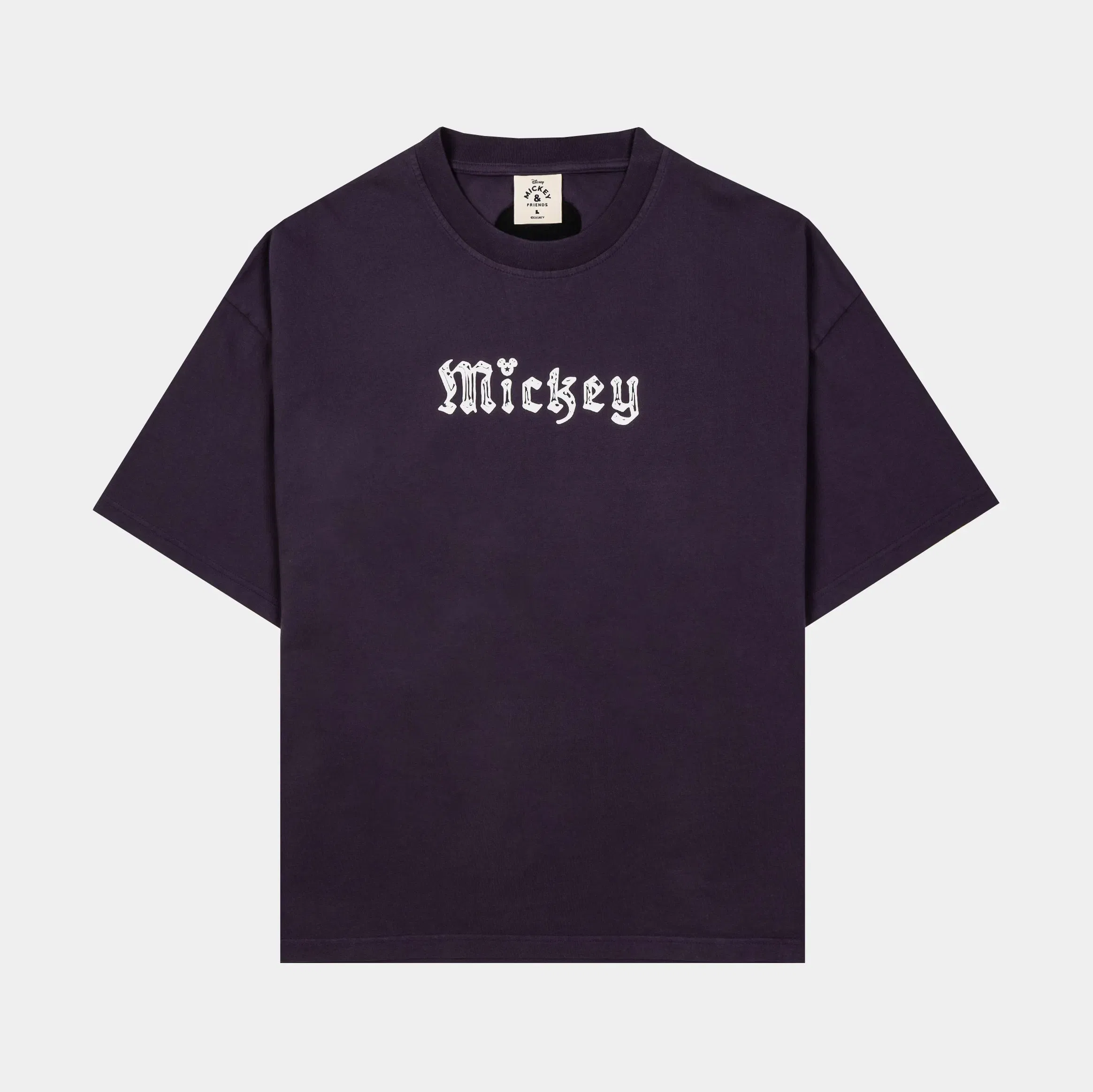 MICKEY X SP Disney Mickey Mouse Real Life By Shoe Palace Shadow Mens Short Sleeve Shirt (Purple/Black)