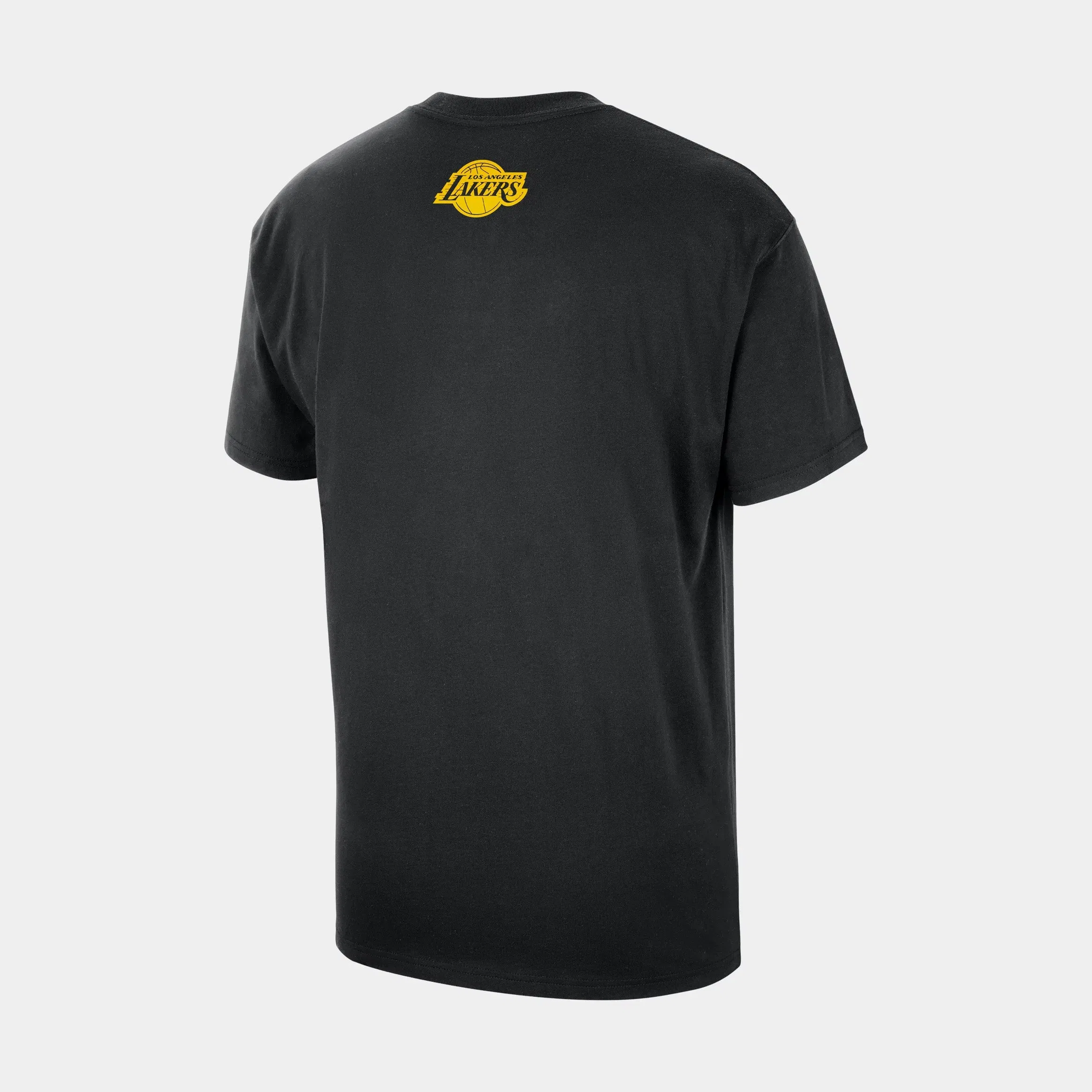Nike LeBron James Los Angeles Lakers NBA Mens Short Sleeve Shirt (Black)