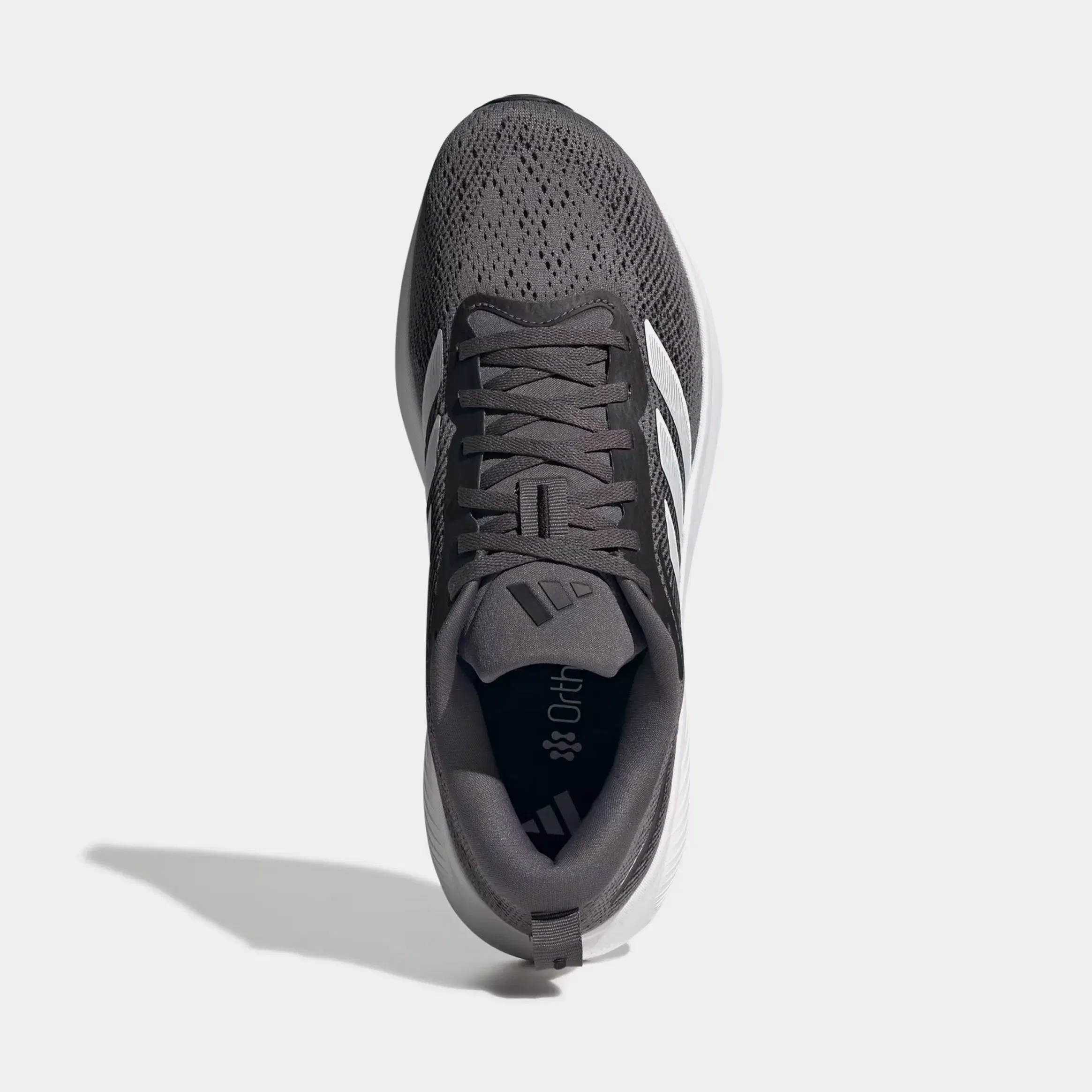 adidas Response Pace Mens Running Shoes (Core Black/Cloud White/Matte Silver)