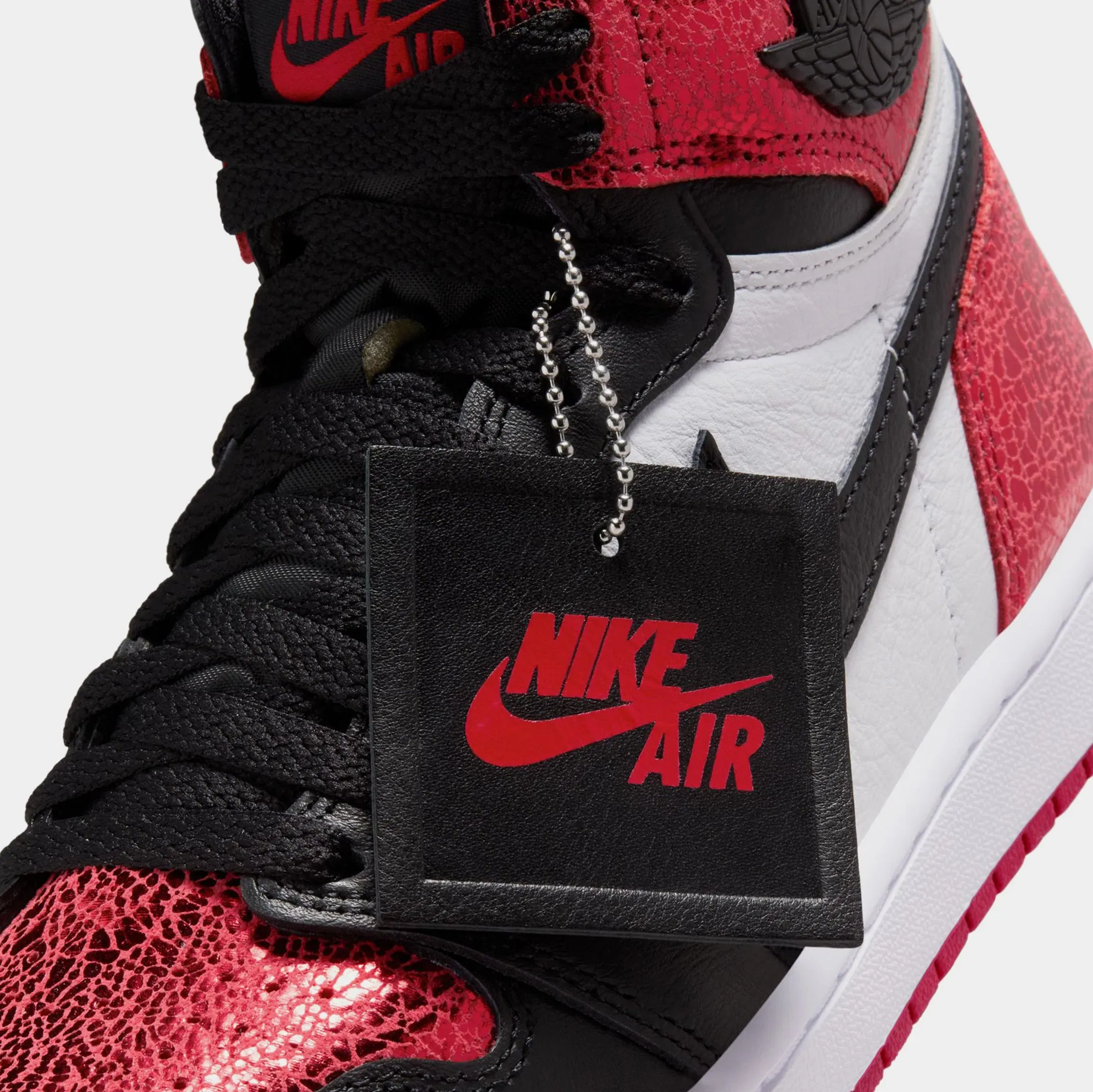 Air Jordan 1 Retro High OG Ruby Womens Lifestyle Shoes (Varsity Red/Black/White)