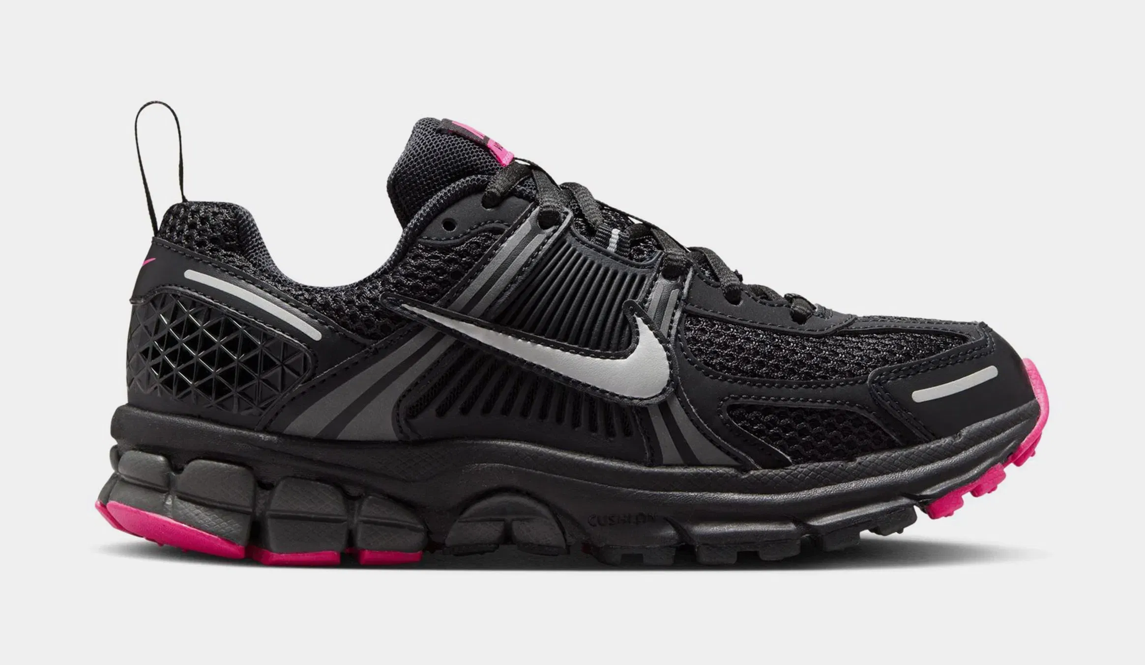 Nike Zoom Vomero 5 Grade School Running Shoes (Black/Metallic PLatinm/Anthracite)