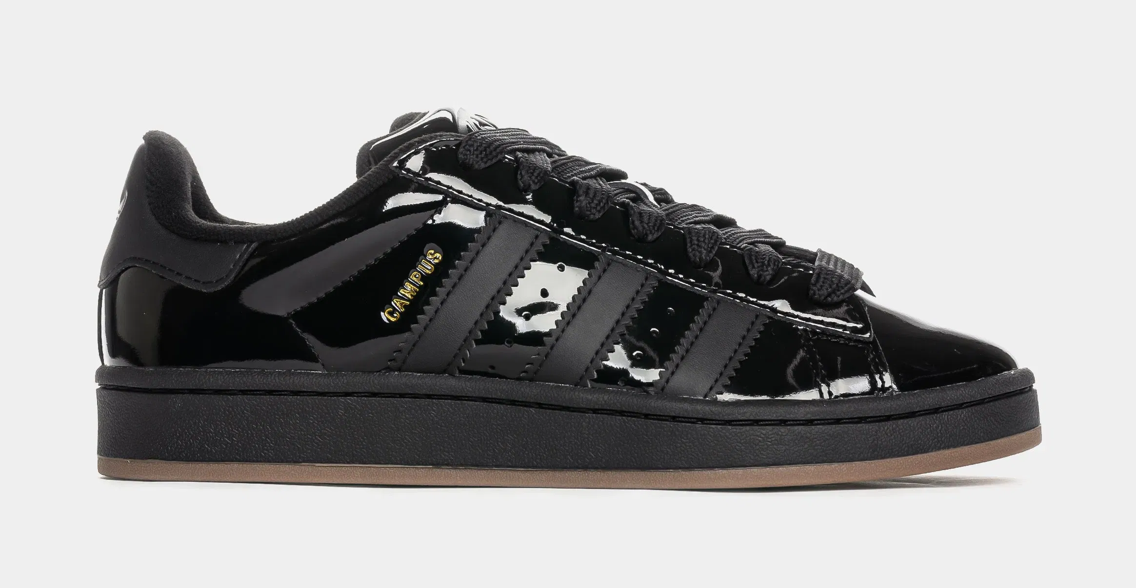 adidas Campus 00s Patent Leather Mens Lifestyle Shoes (Core Black/Core Black)