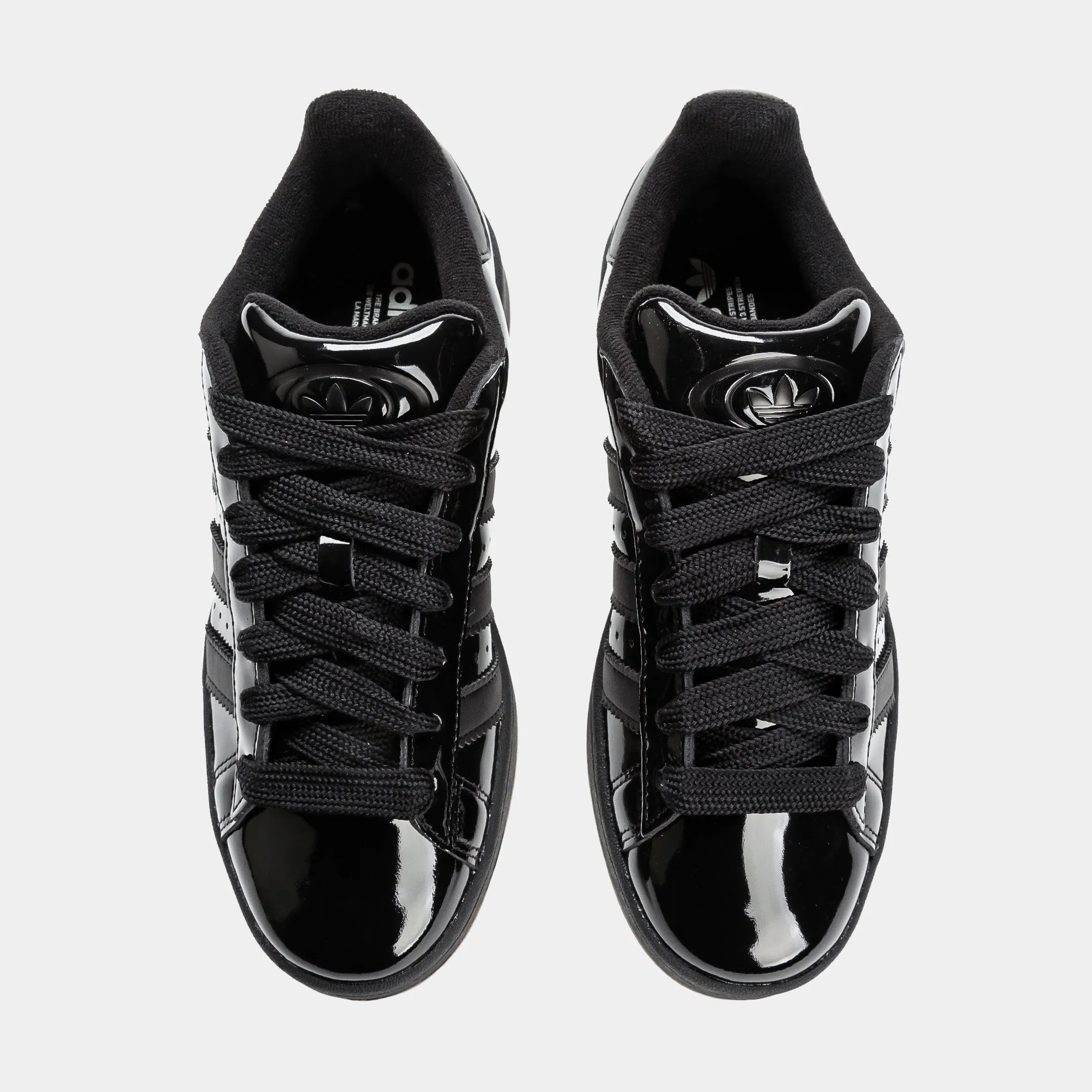 adidas Campus 00s Patent Leather Mens Lifestyle Shoes (Core Black/Core Black)