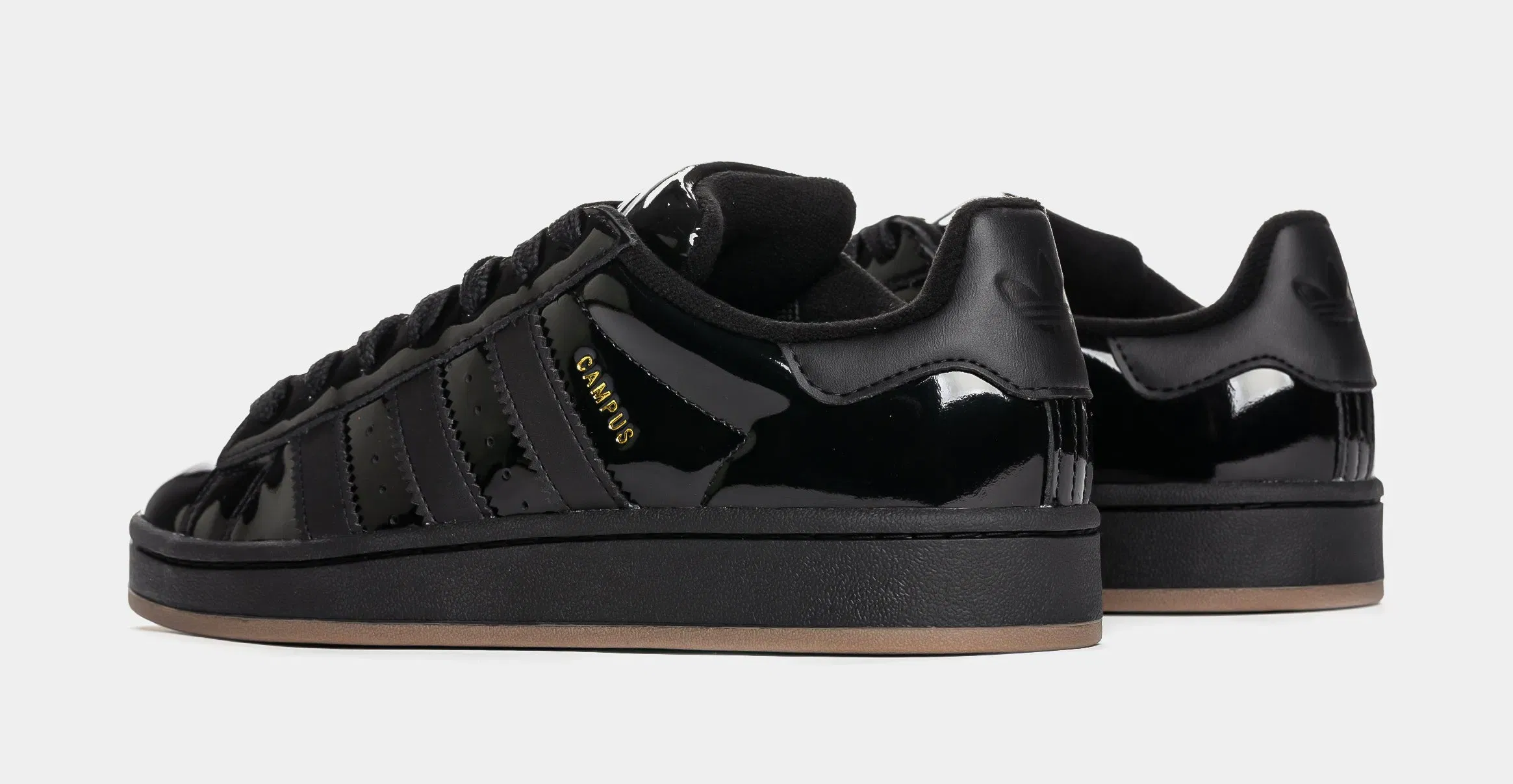 adidas Campus 00s Patent Leather Mens Lifestyle Shoes (Core Black/Core Black)