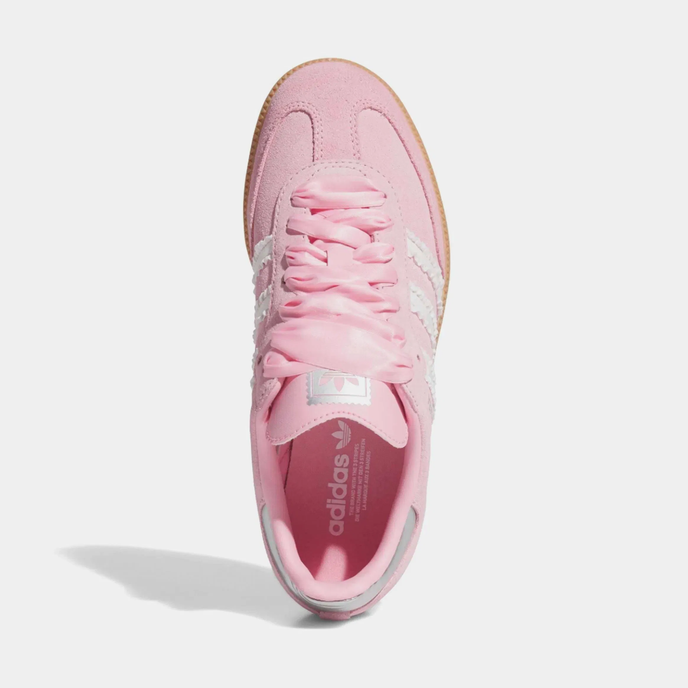 adidas Samba OG Pink Ribbon Grade School Lifestyle Shoes (Pink)