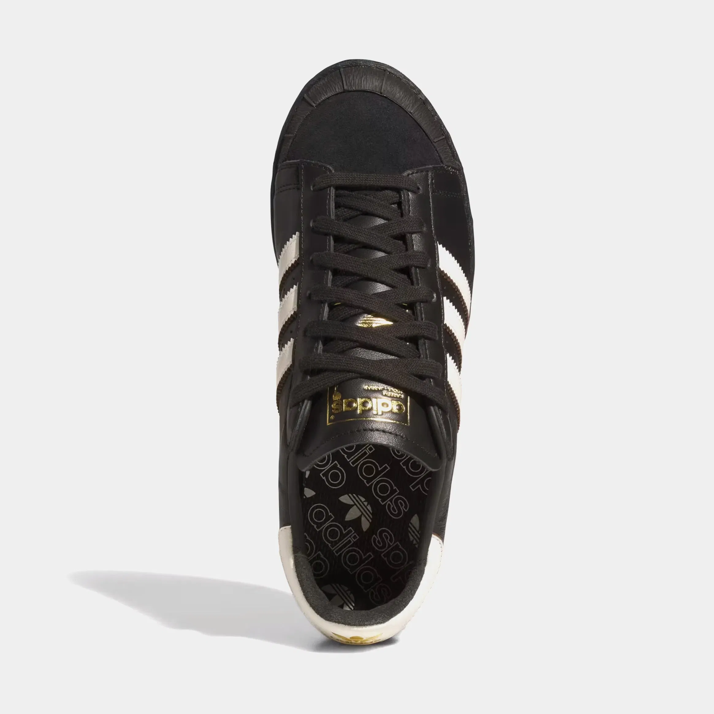 adidas Jabbar Lo Trainers Mens Lifestyle Shoes (Core Black/Off White/Gold Metallic)