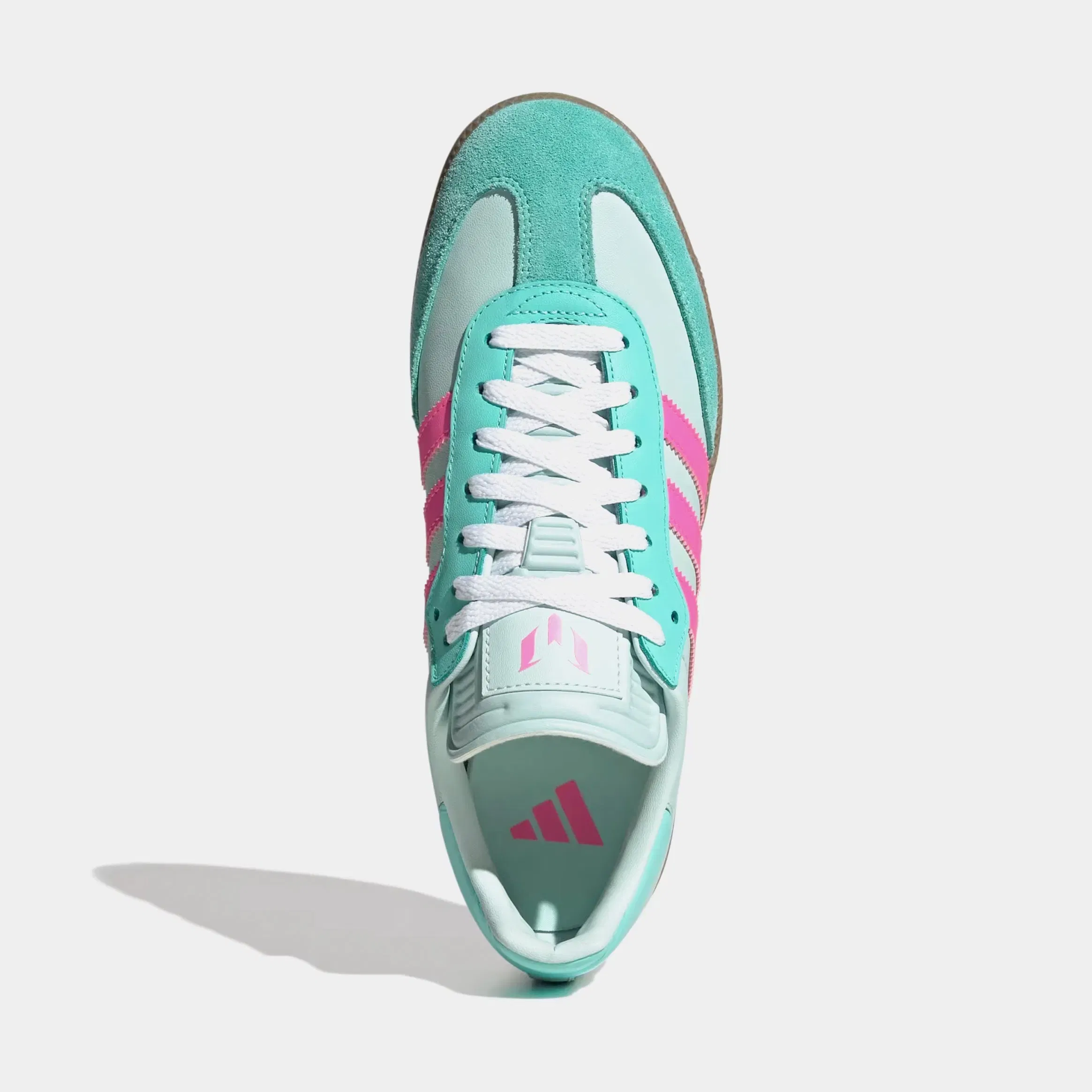 adidas Samba Messi Mens Lifestyle Shoes (Halo Mint/Lucid Pink/Gum)
