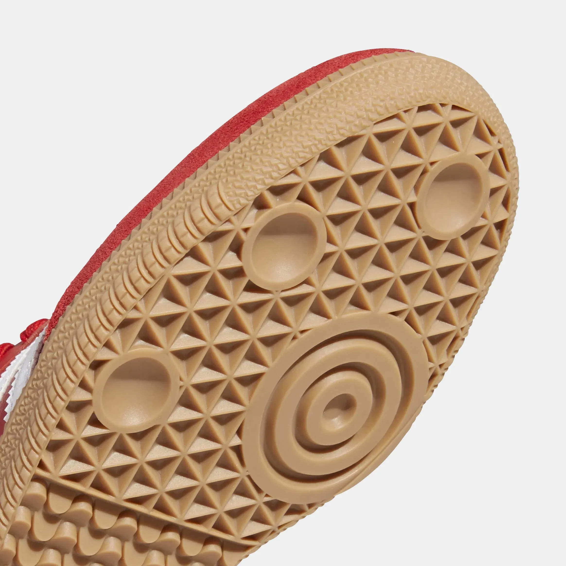 adidas Samba OG Better Scarlet White Gold Womens Lifestyle Shoes (Better Scarlet/Footwear White/Gold Metallic)