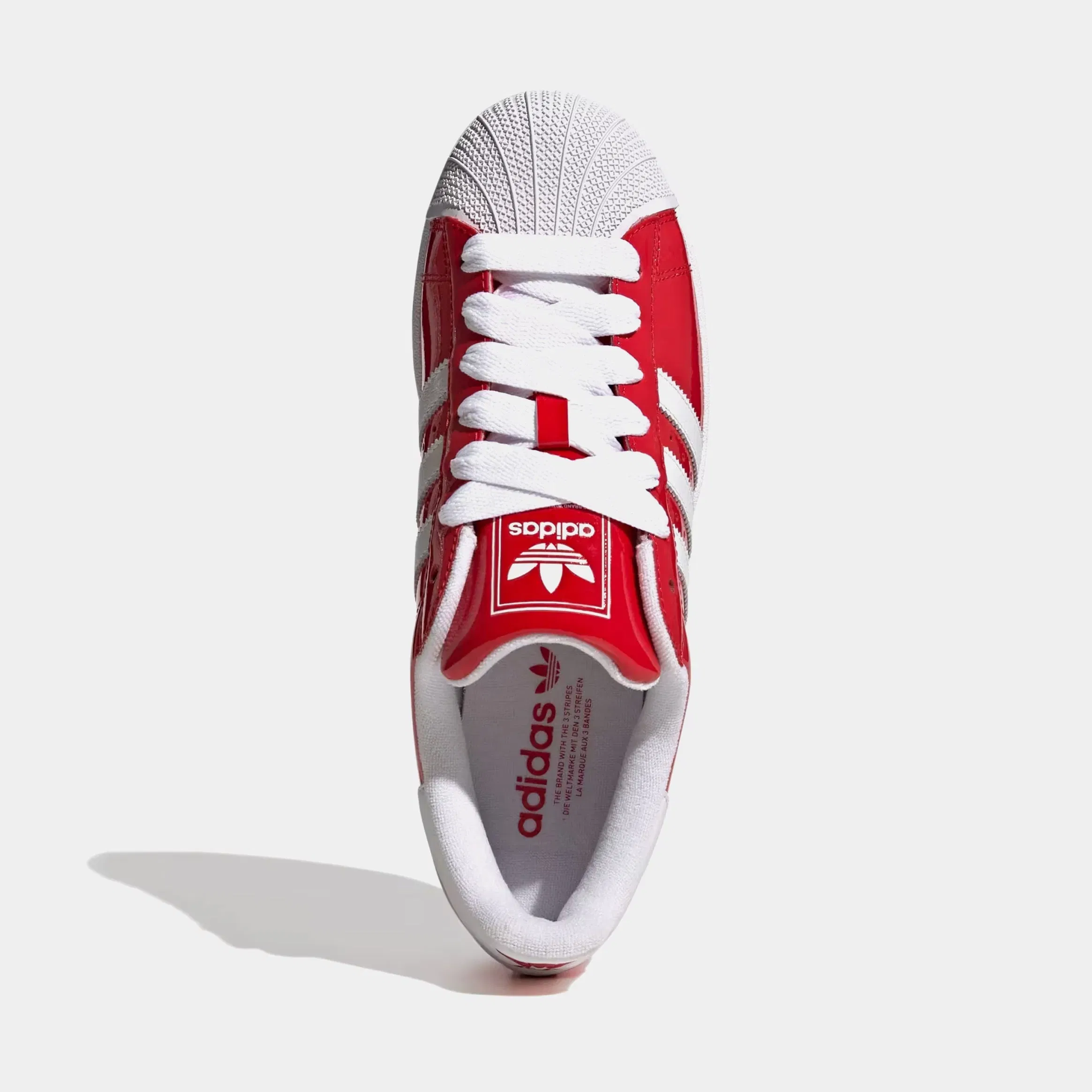adidas Superstar II Mens Lifestyle Shoes (Better Scarlet/White/Better Scarlet)
