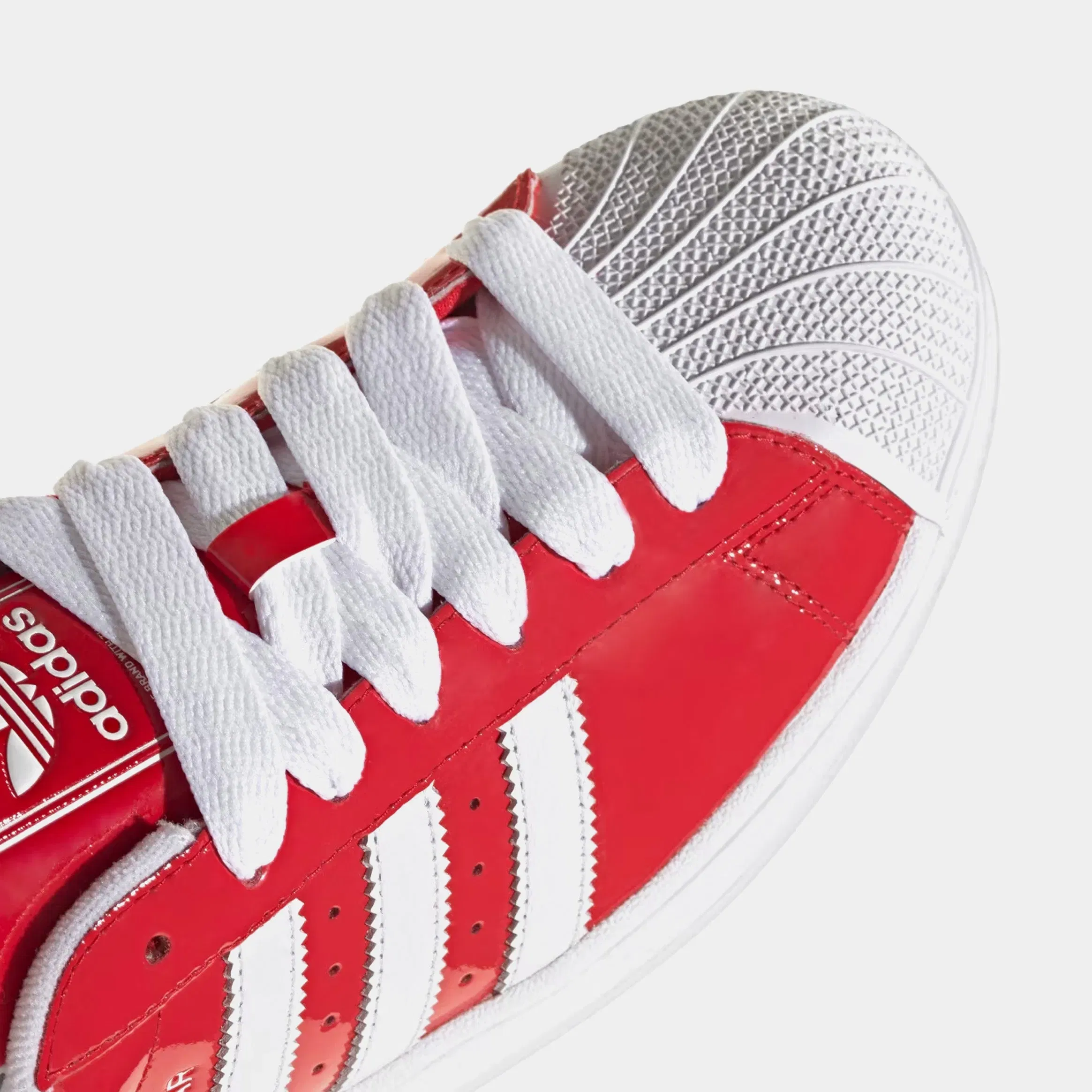 adidas Superstar II Mens Lifestyle Shoes (Better Scarlet/White/Better Scarlet)
